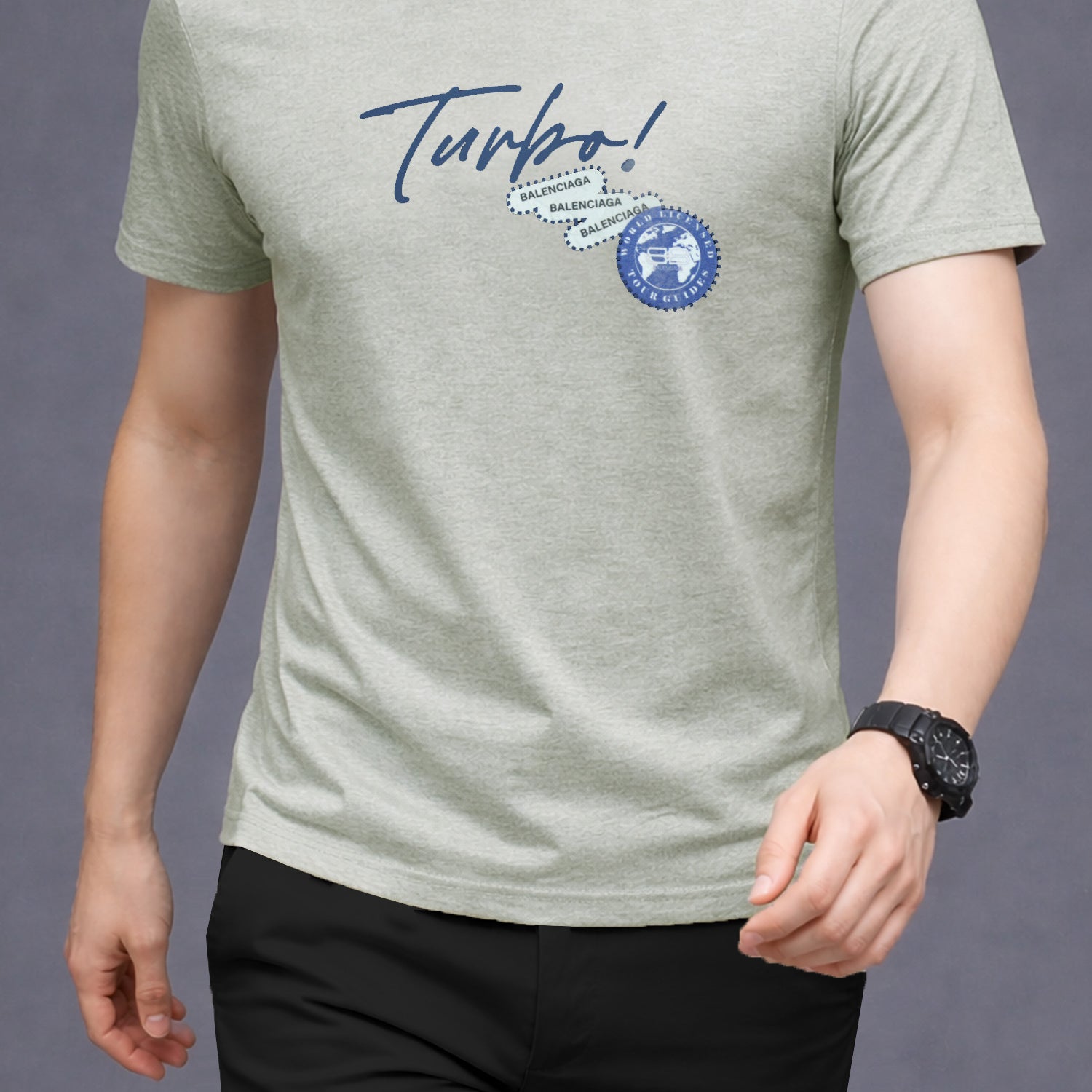 Turbo Circular Patch Graphic Tee