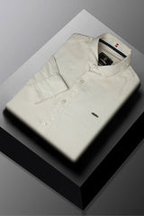 Turbo Self Lining Long Sleeve Cotton Casual Shirt
