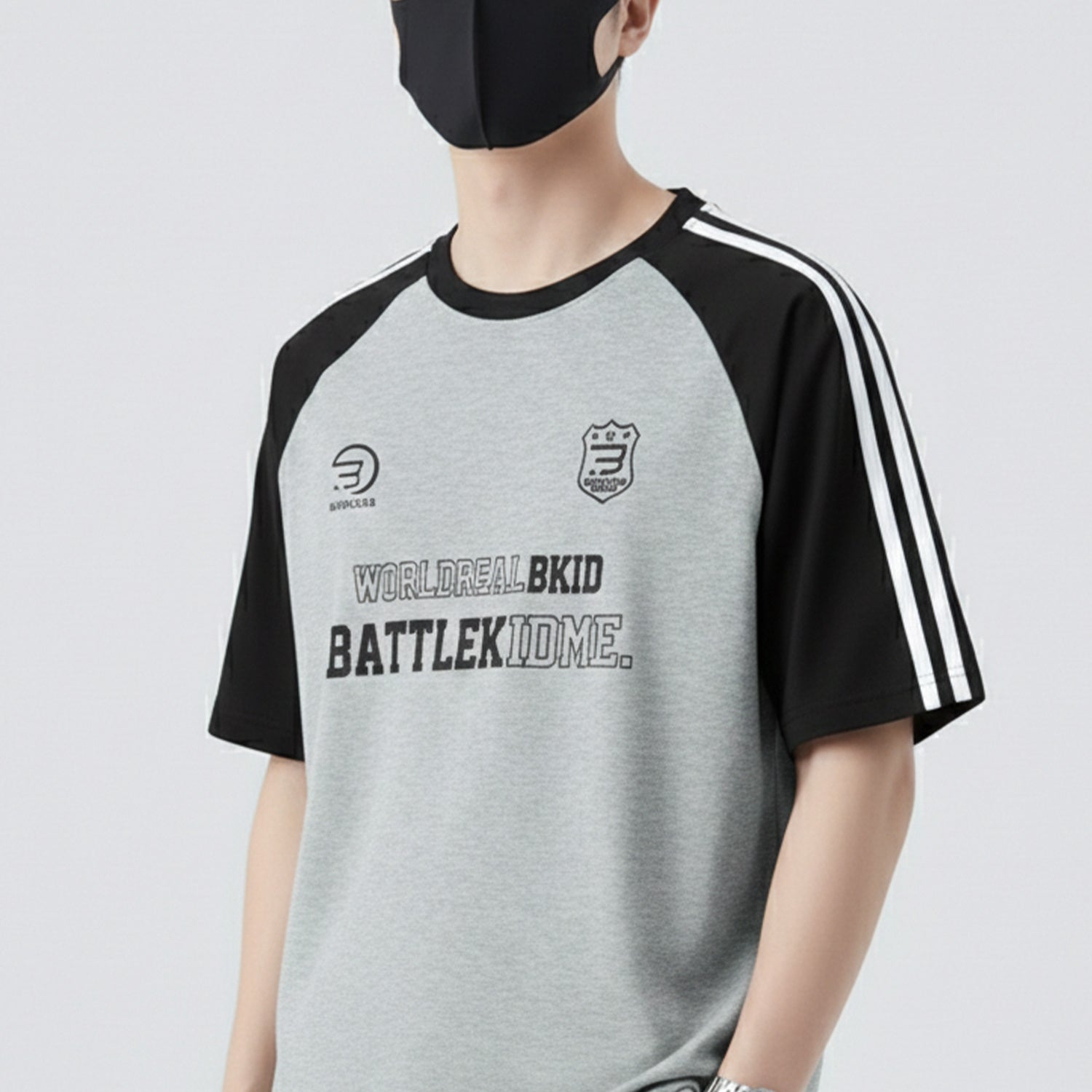 Mens Raglan Round Neck T-shirt*