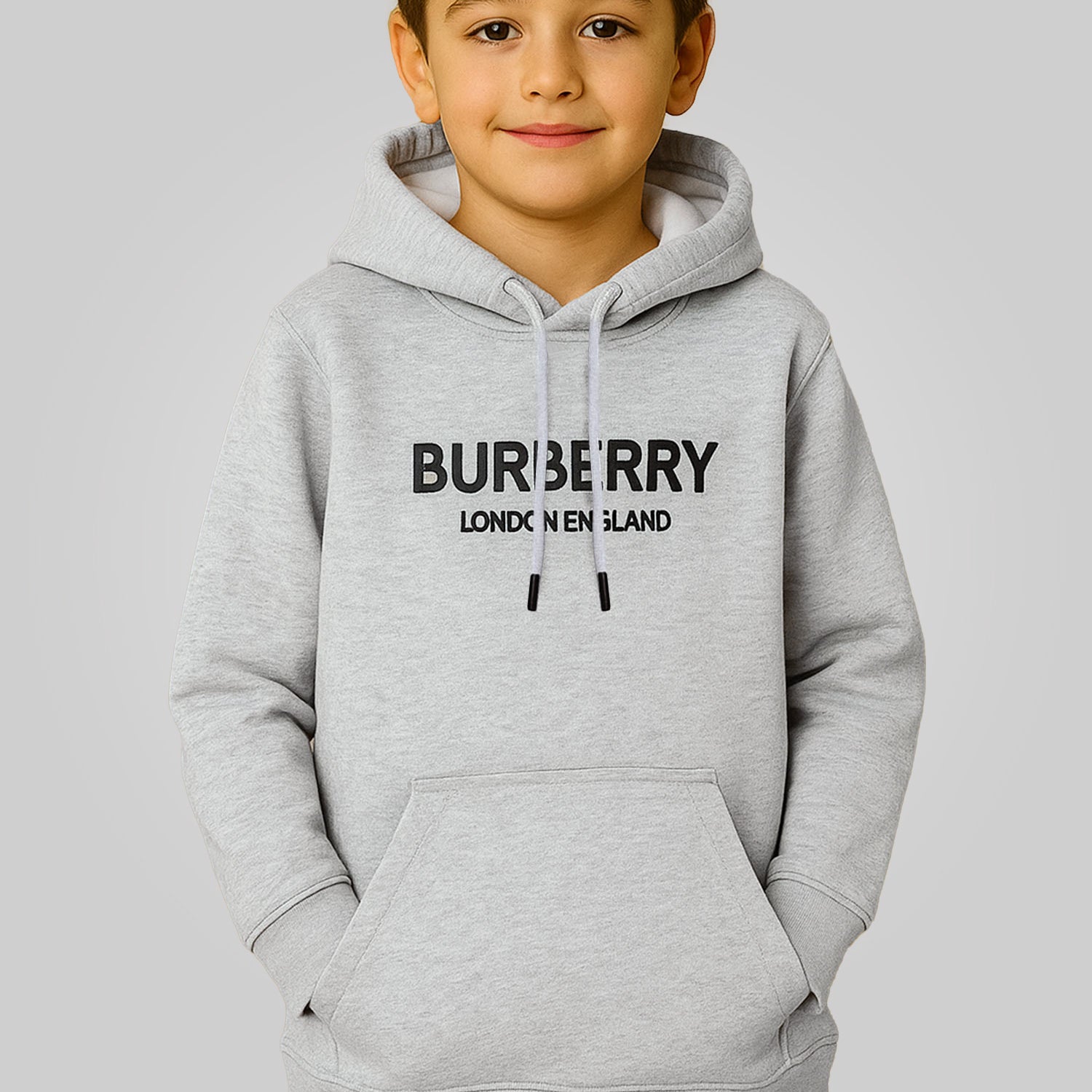Burbry Elegant Style Younger Kids Hoodie