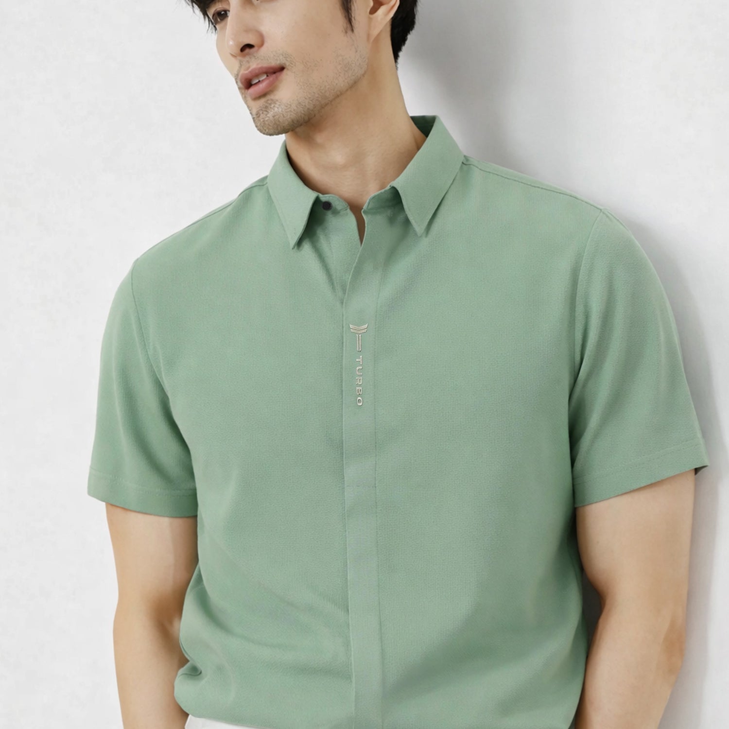 Turbo Luxury Textured Summer Casual Shirt*