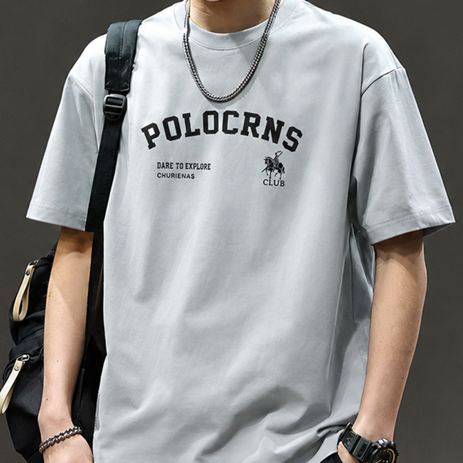 Men's Featuring Polo-Style Tee Shirt