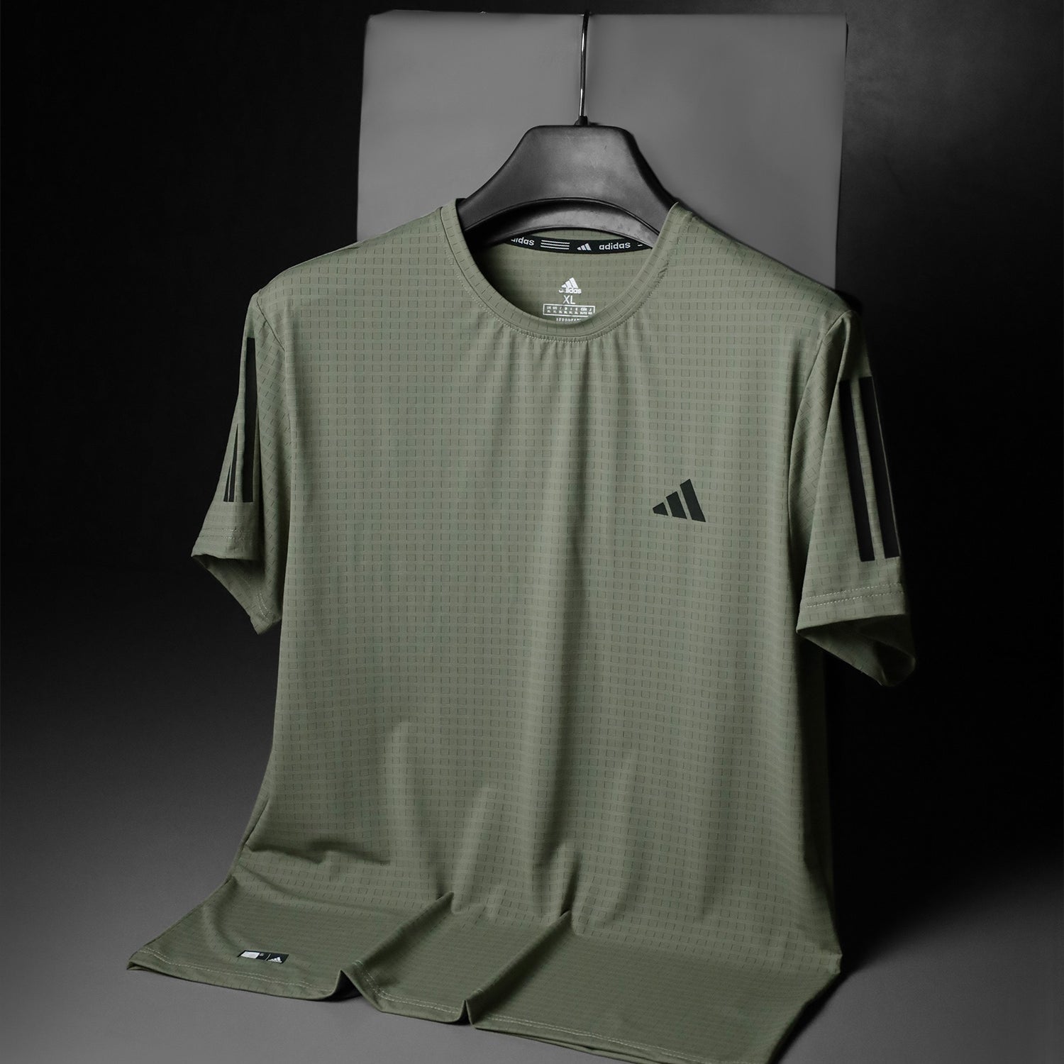 Adds Club 3-Stripes Tennis Imp Dry-Fit Tee