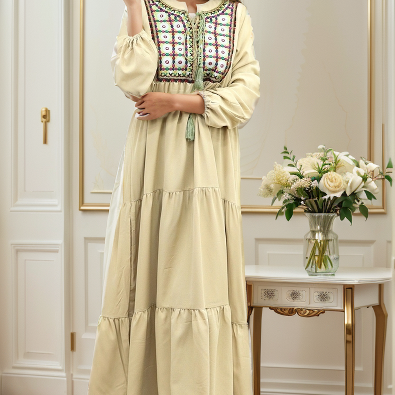 Embroidered Design Frock