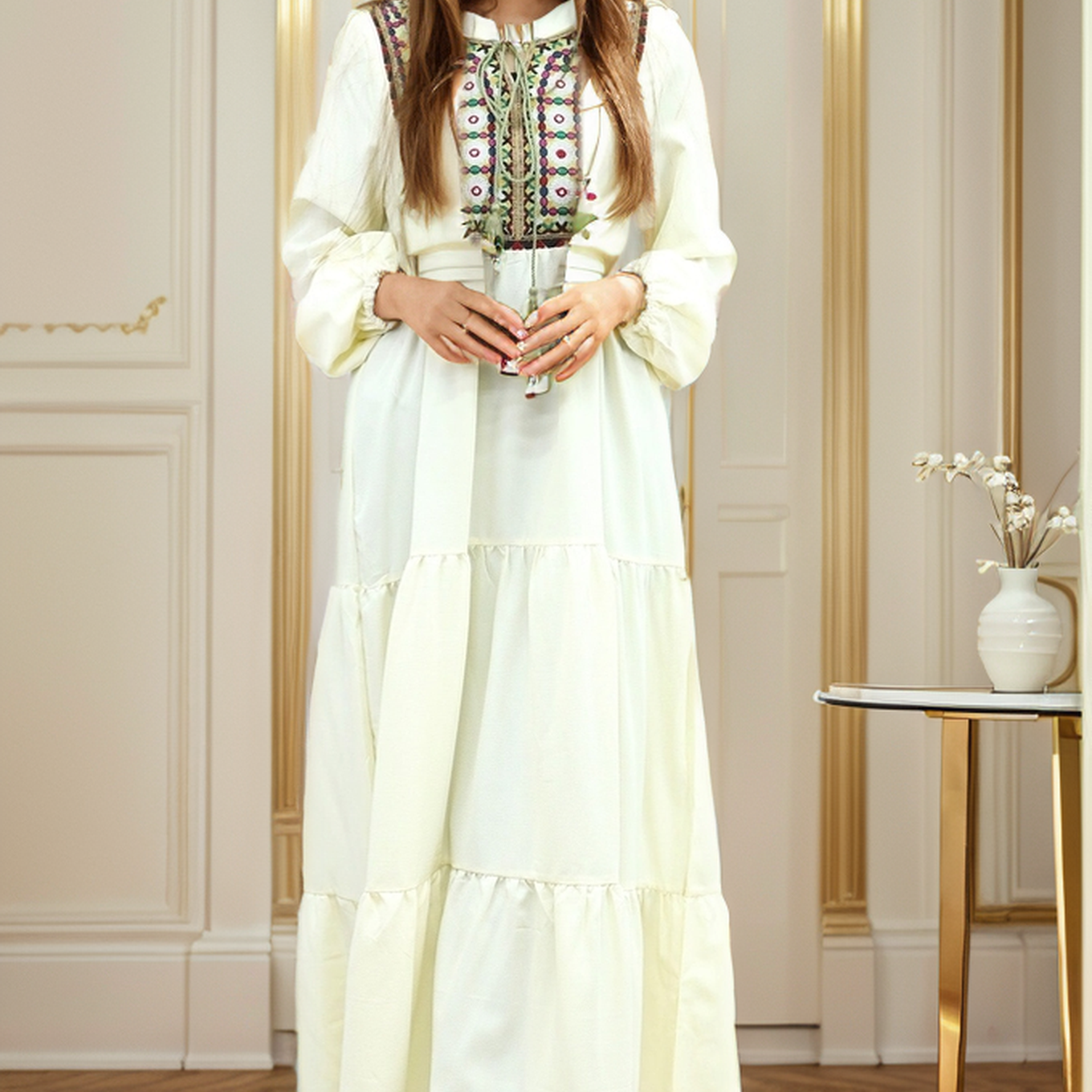 Embroidered Design Frock