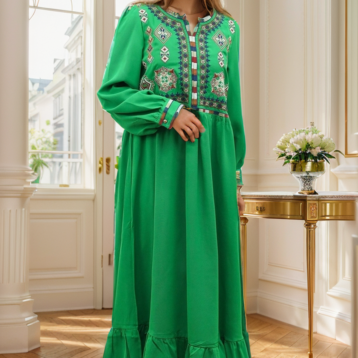 Embroidered Design Frock