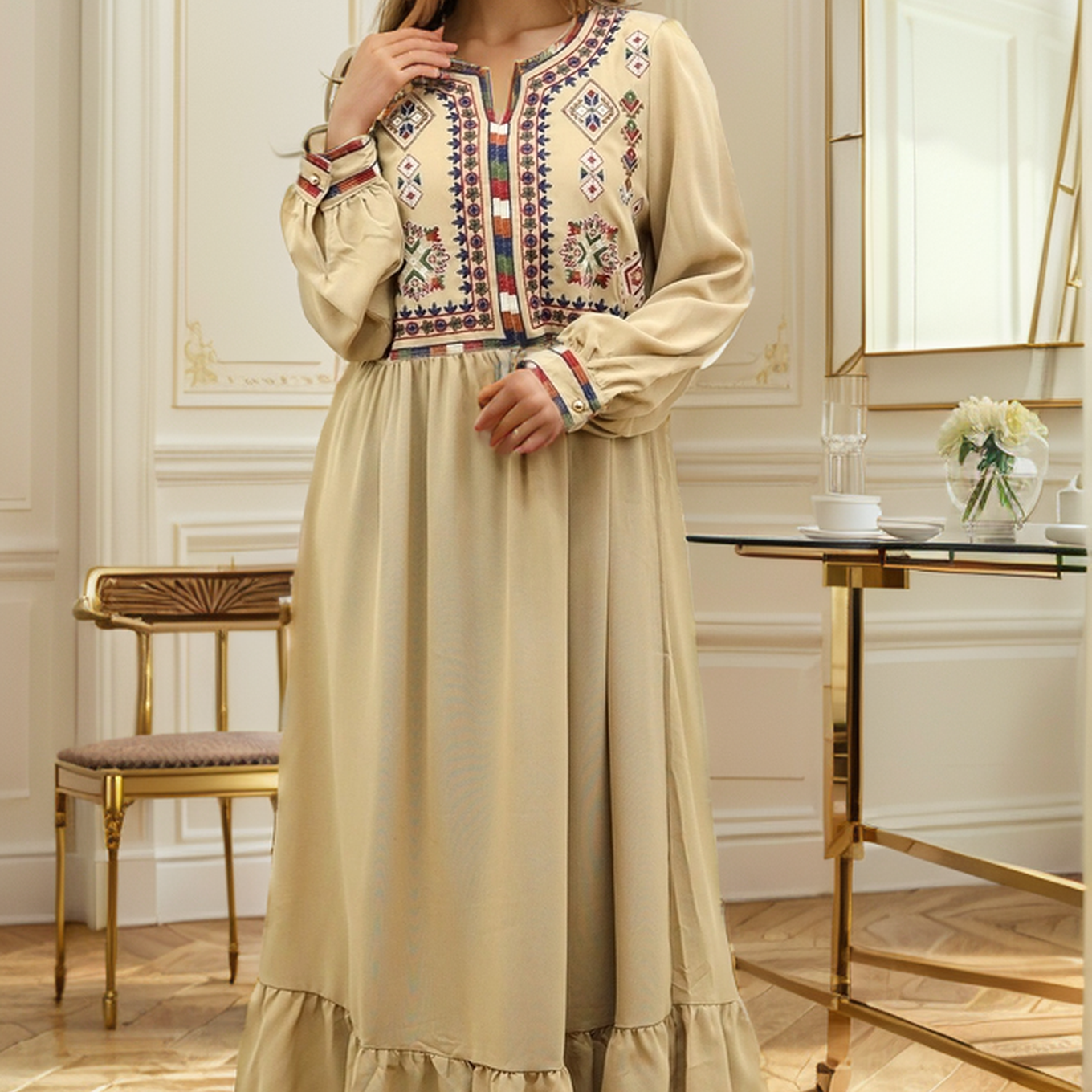 Embroidered Design Frock