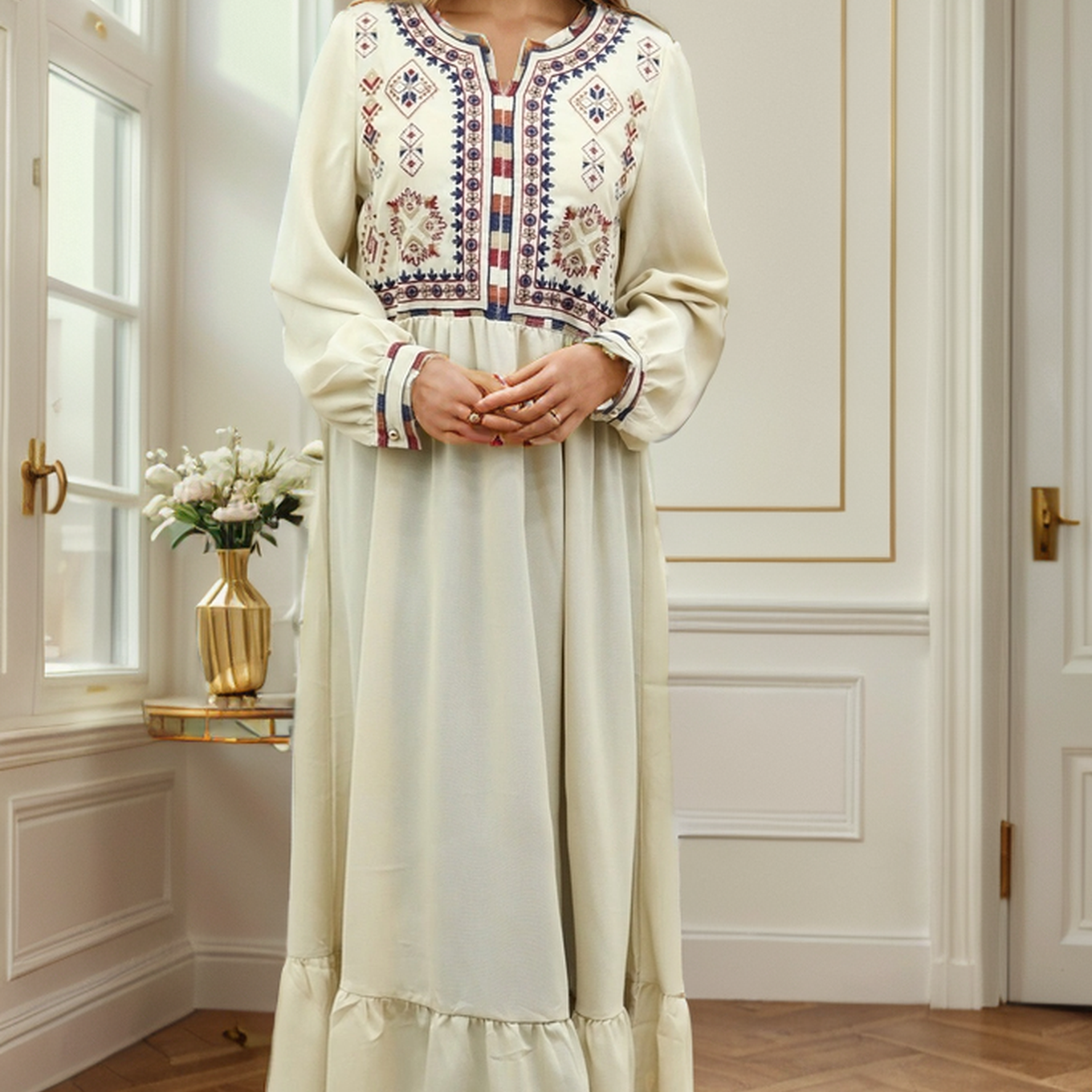 Embroidered Design Frock