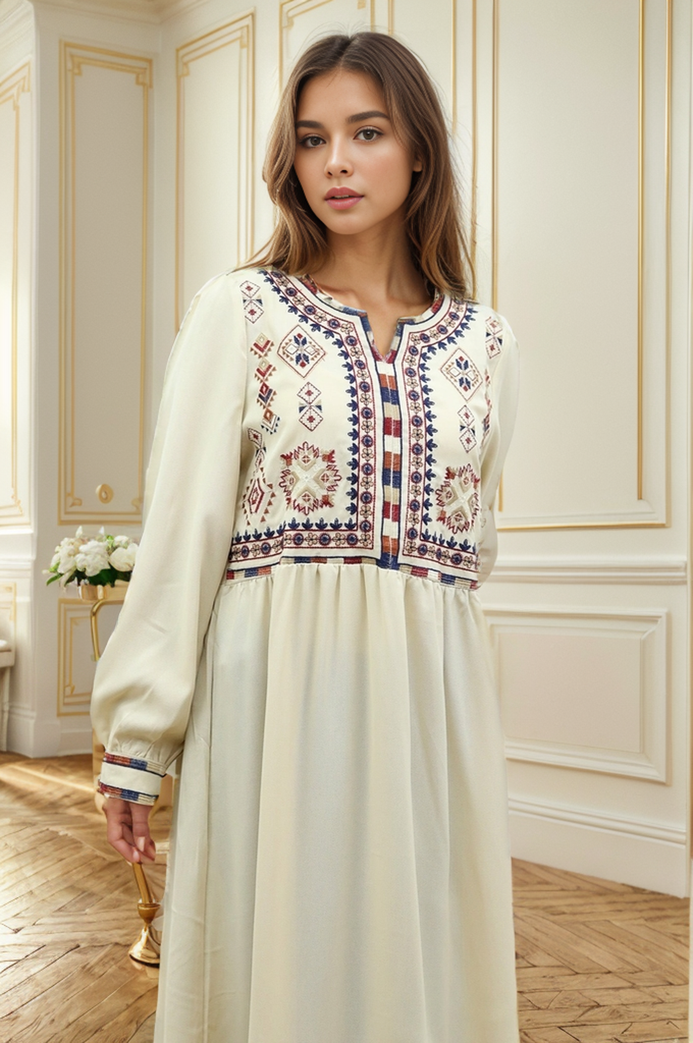 Embroidered Design Frock