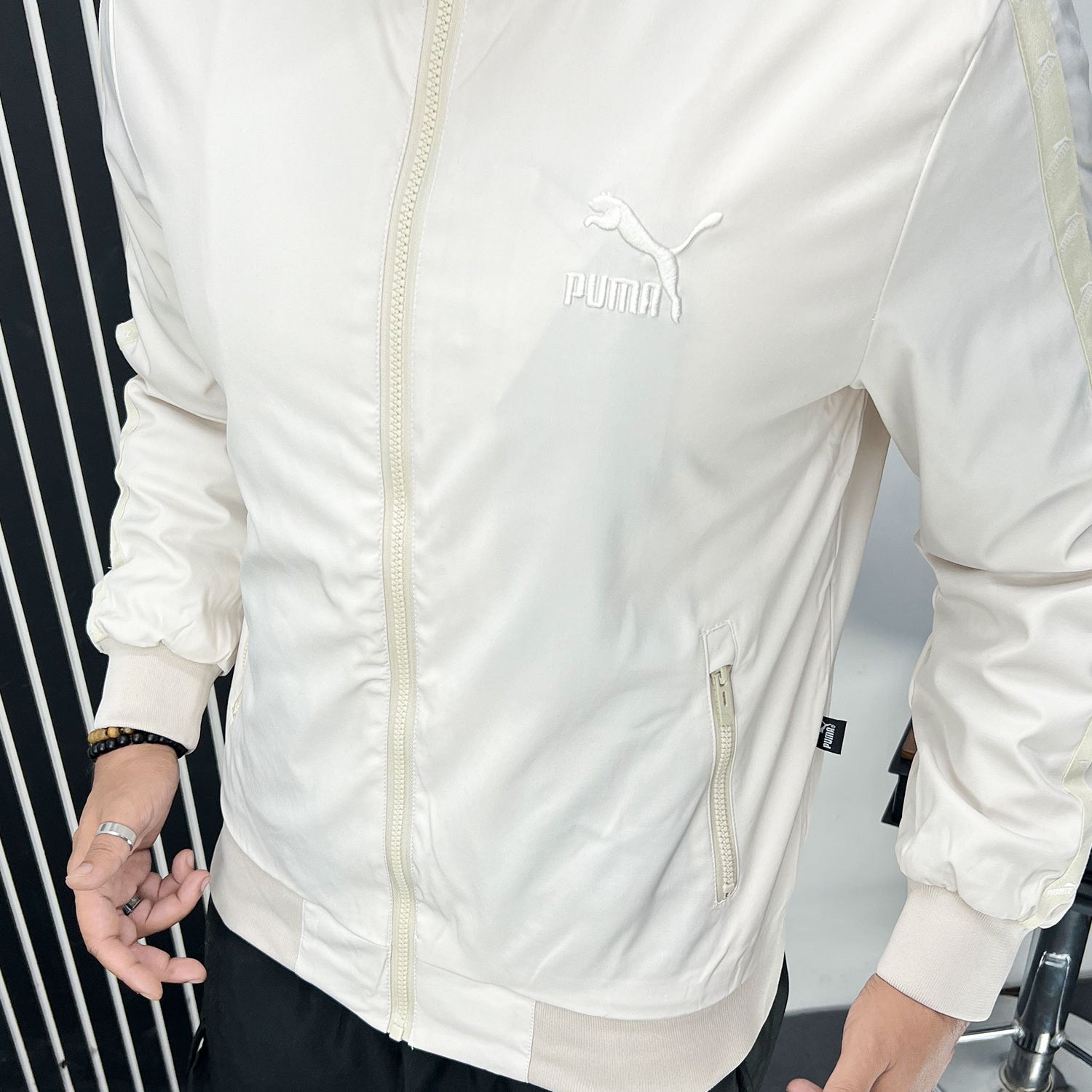 Pma Siganture Strip Men's Imported Light Weight Jacket