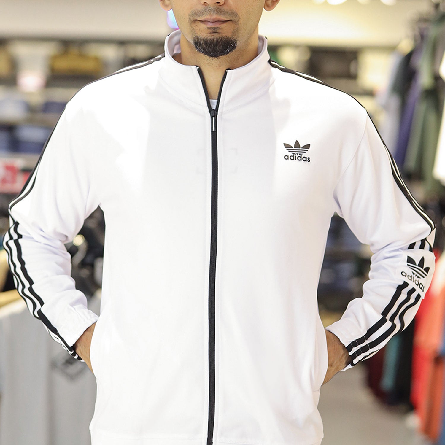 Adds 3-Stripes Signature Men Zipper Upper