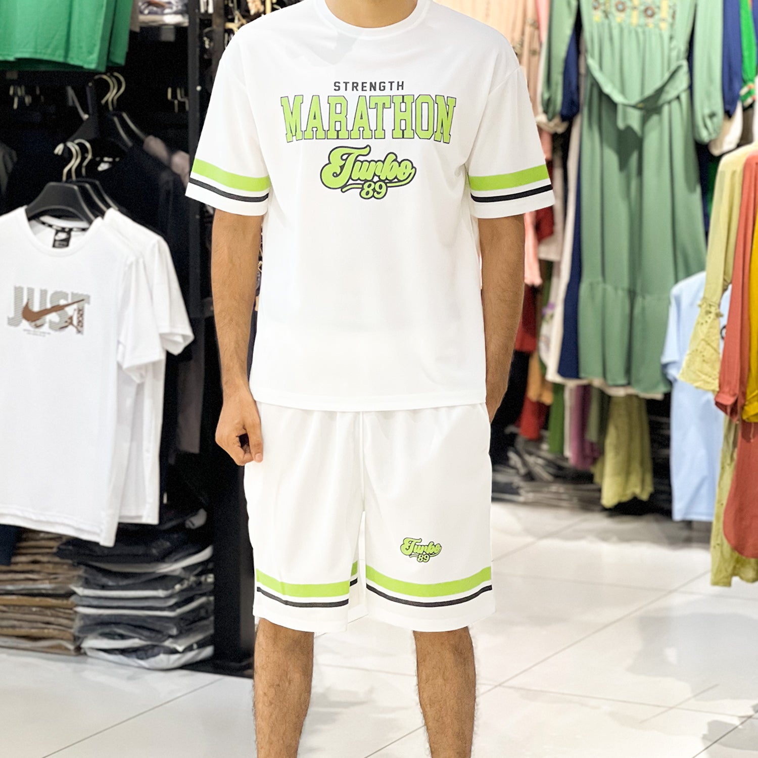 Turbo'89 STRENGTH MARATHON Edition Oversize Style Men's Tracksuit