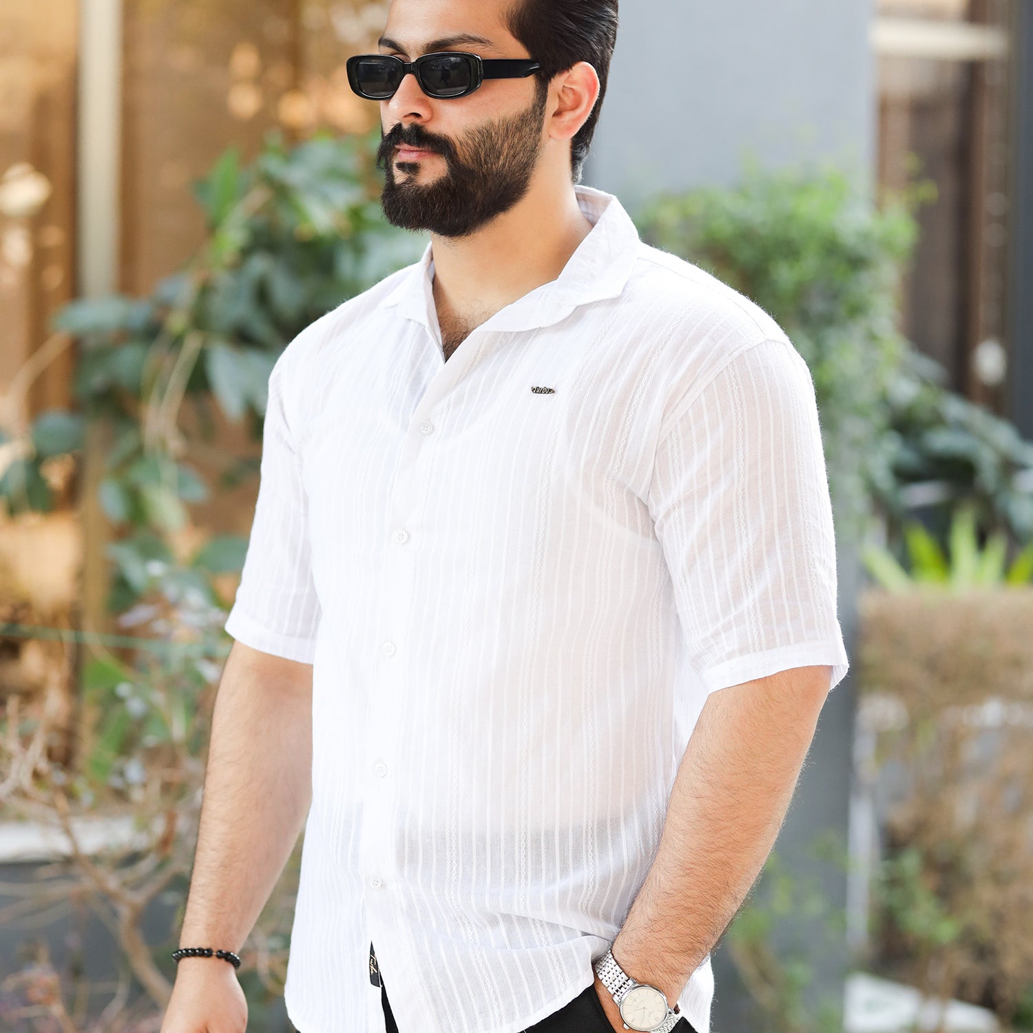 Turbo Textured Champ Casual Shirt