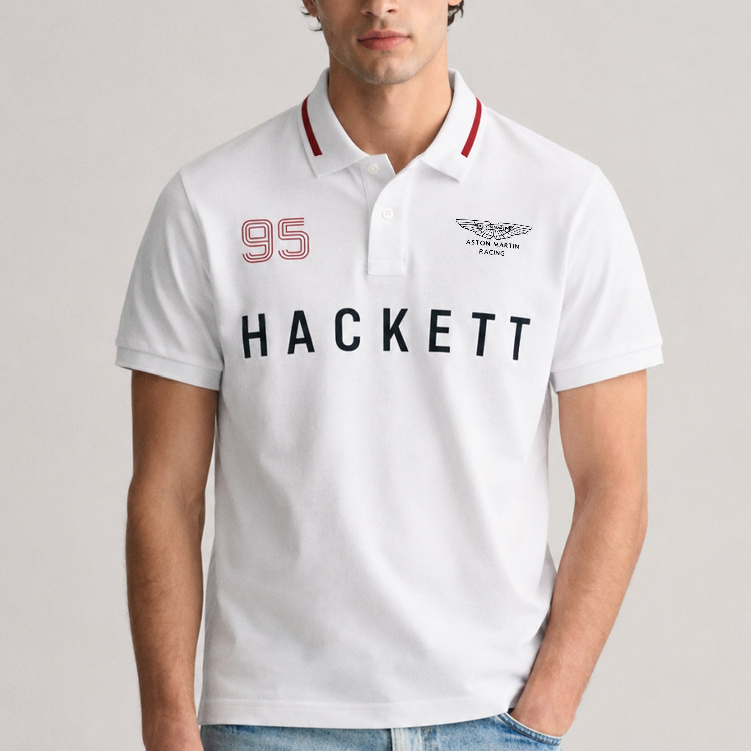 Hcket x Aston Martin Racing Addition Men's Polo Shirt