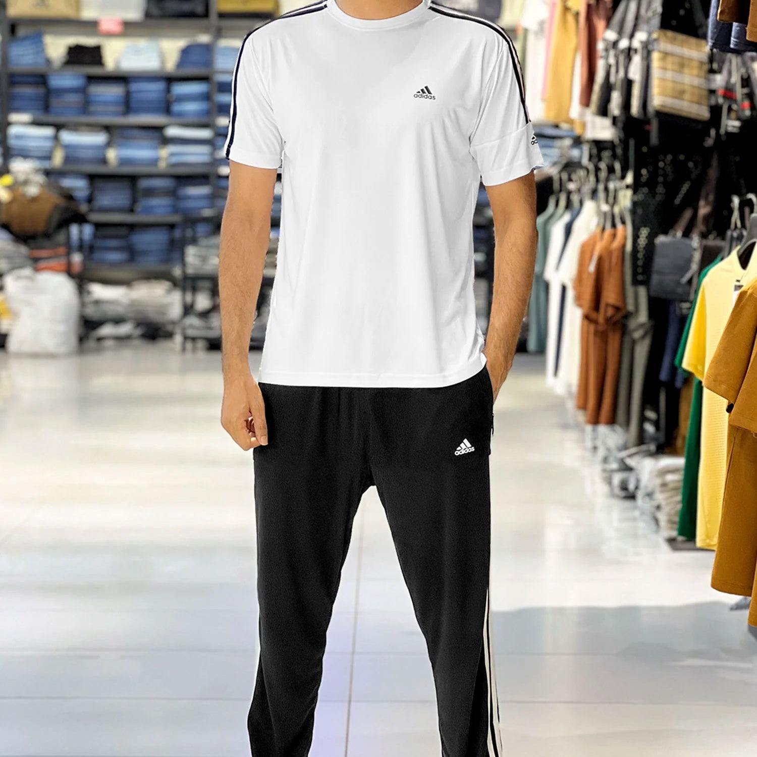 Adds Premium Tri-Line Quick-Dry Tracksuit