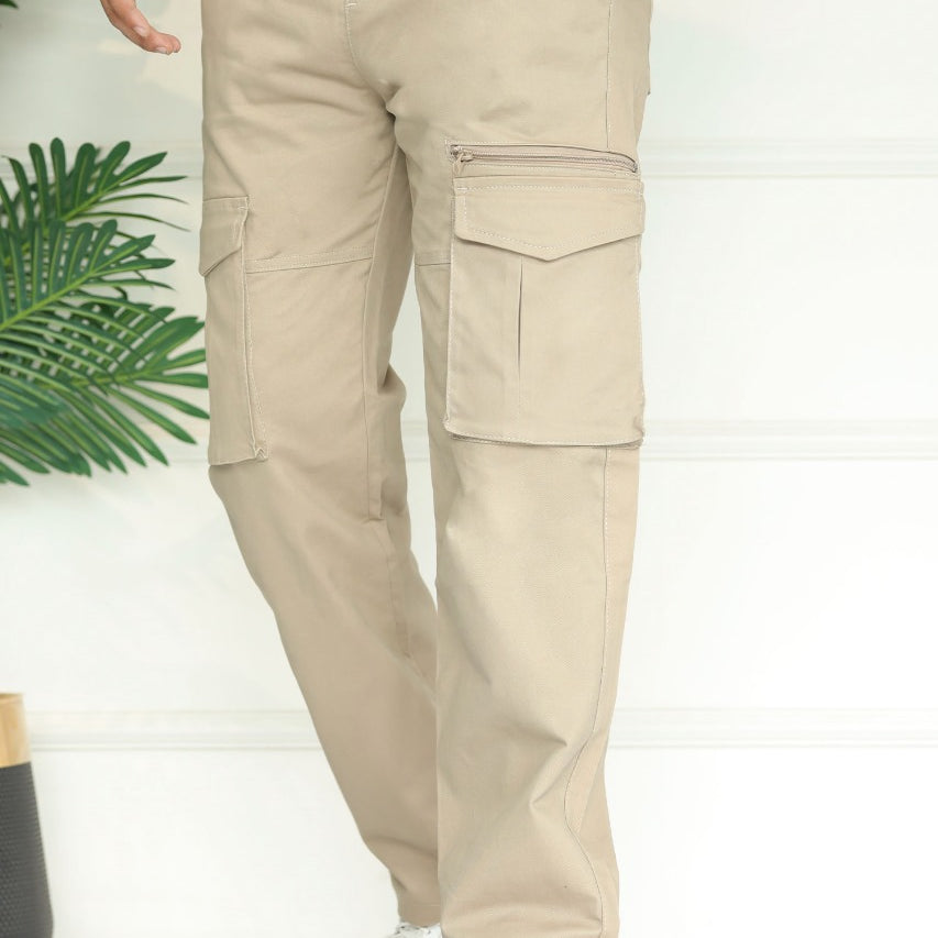 Turbo 'Recon' Division Zip-Detail Loose Bottom Cargo Trouser