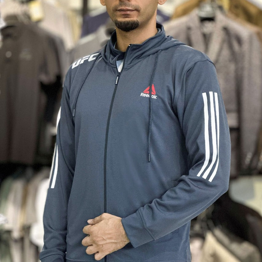 Reebk UFC Walkout Training Hood Style Men Zipper Upper