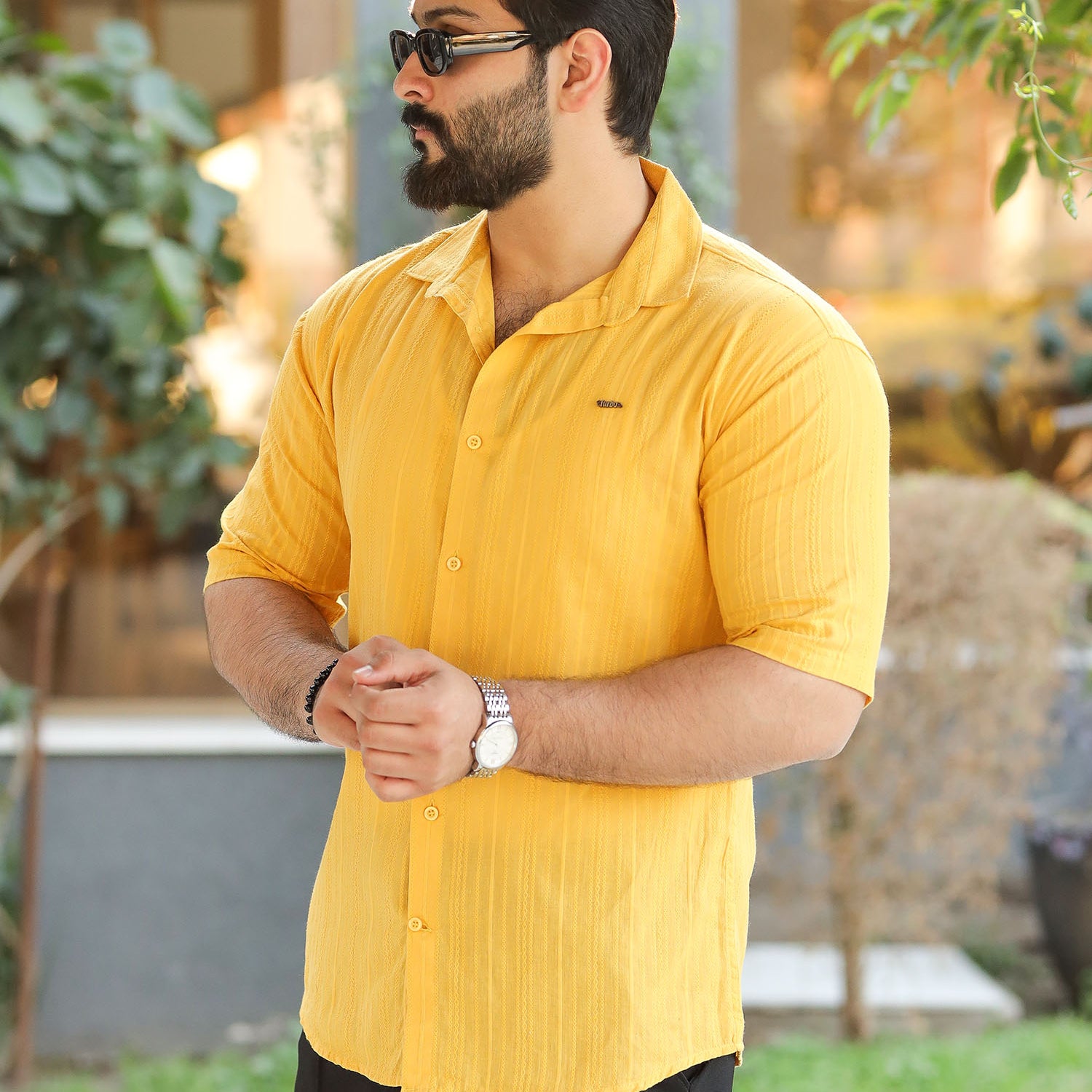 Turbo Textured Champ Casual Shirt