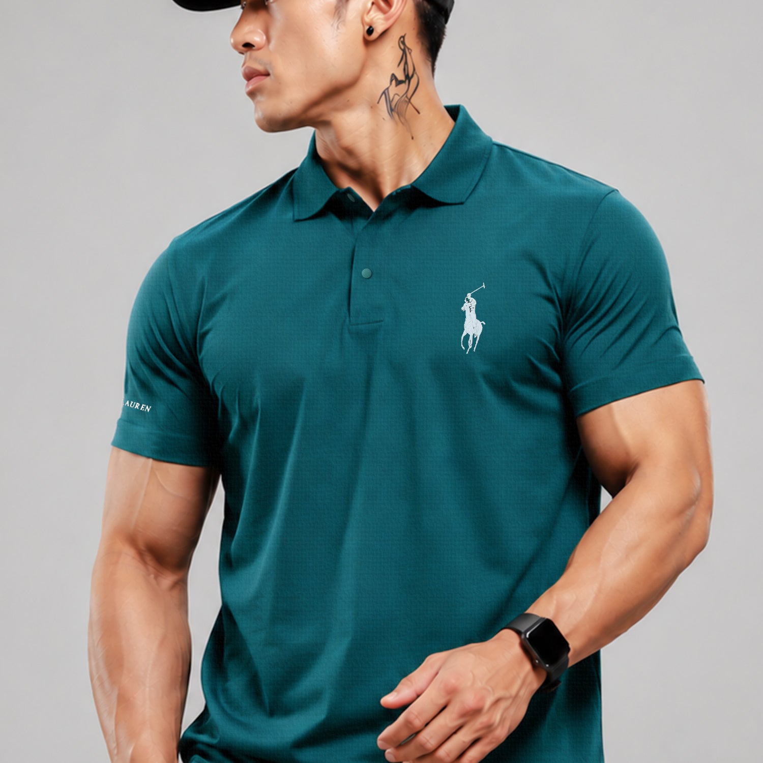 Rph Lren Performance Imp Dry-Fit Polo