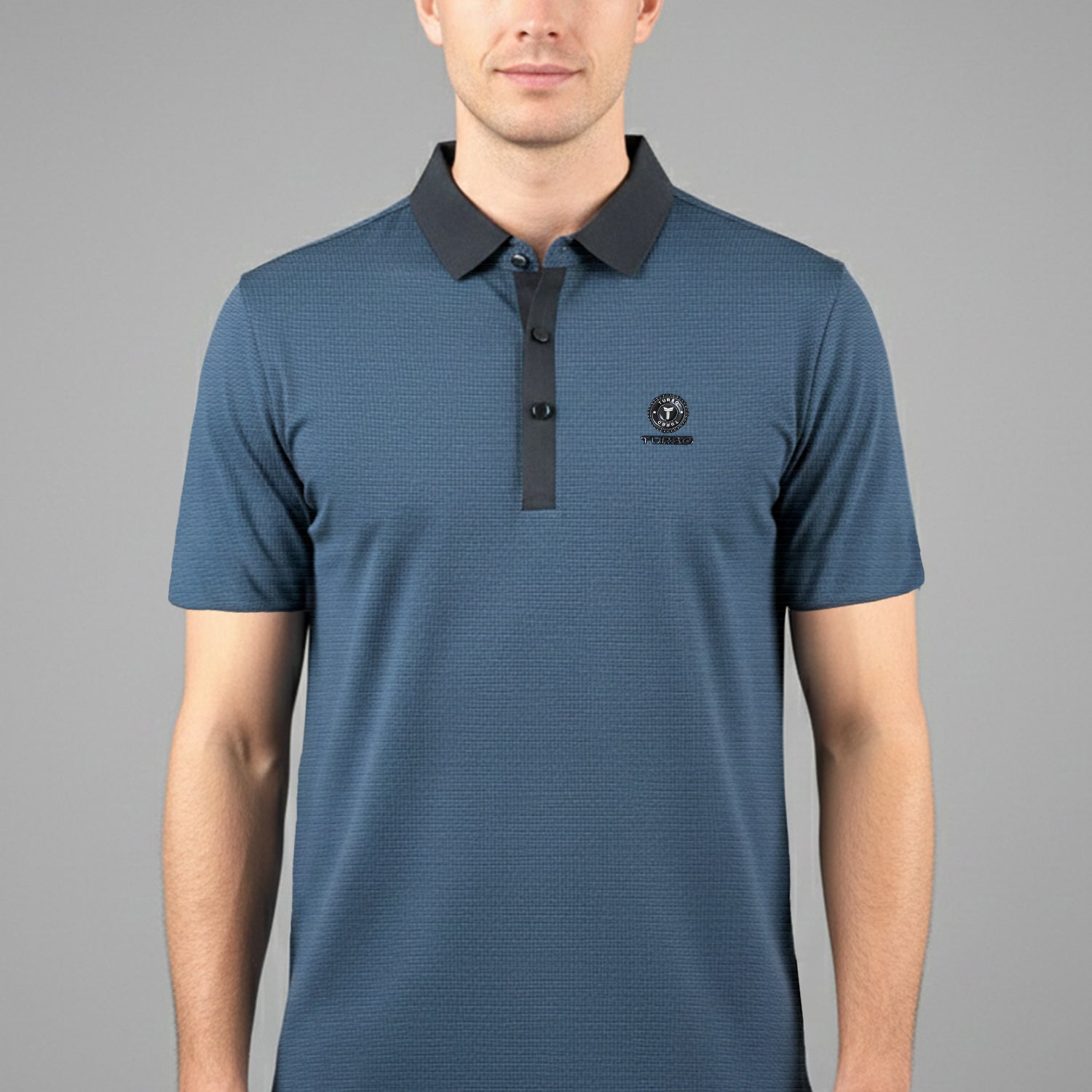 Turbo Vintage Crisp Textured Men's Polo Shirt