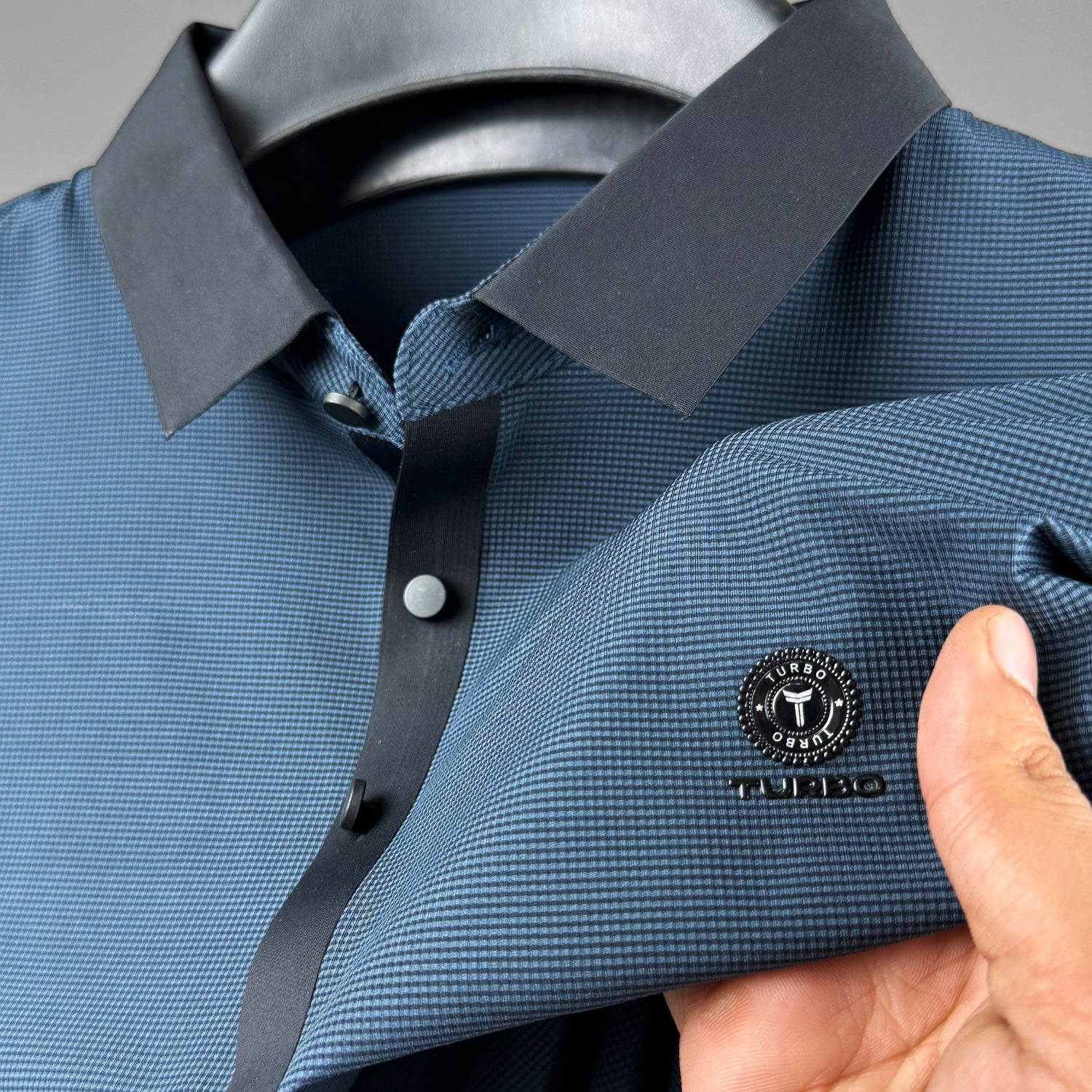 Turbo Vintage Crisp Textured Men's Polo Shirt