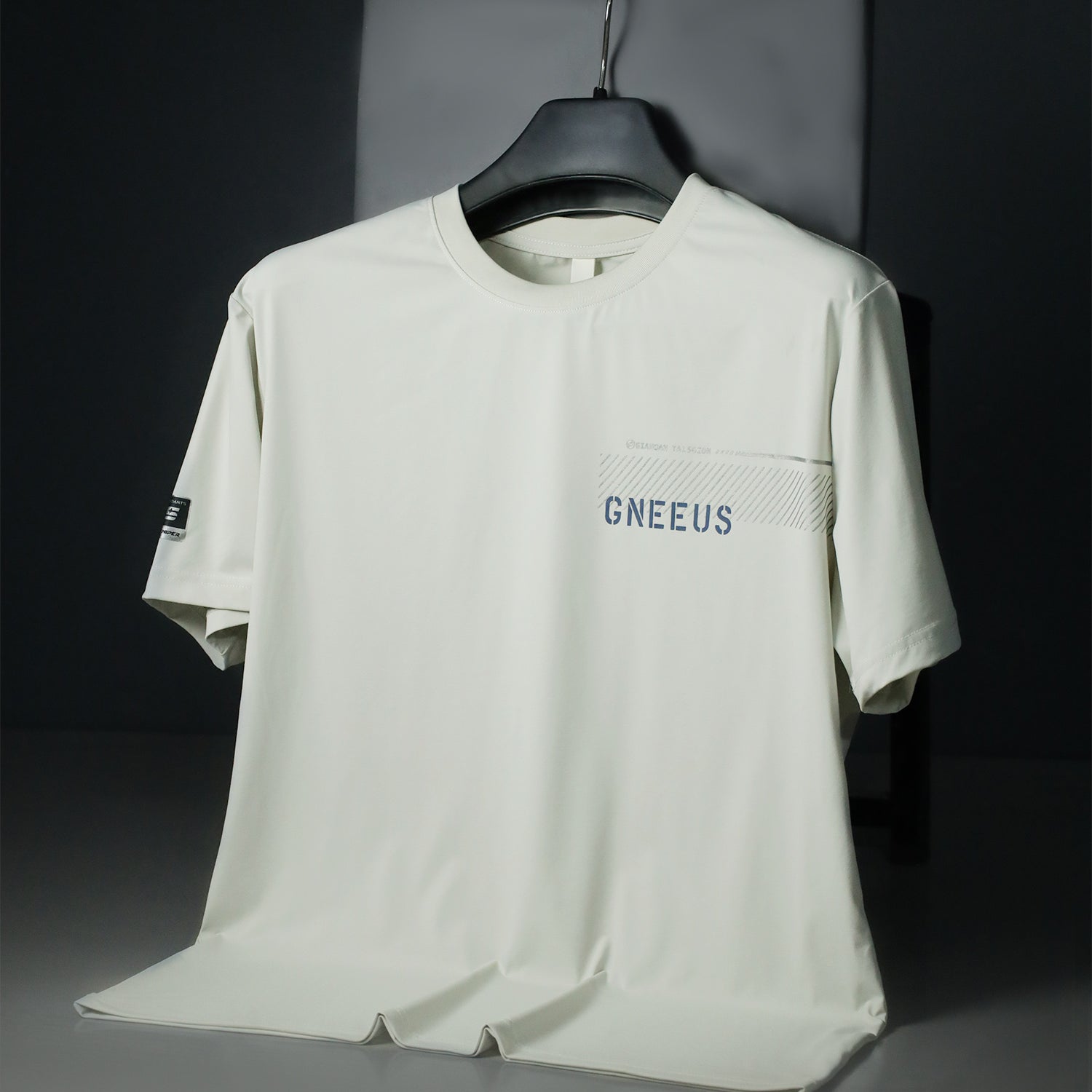 Cotton Blend Round Neck T-shirt