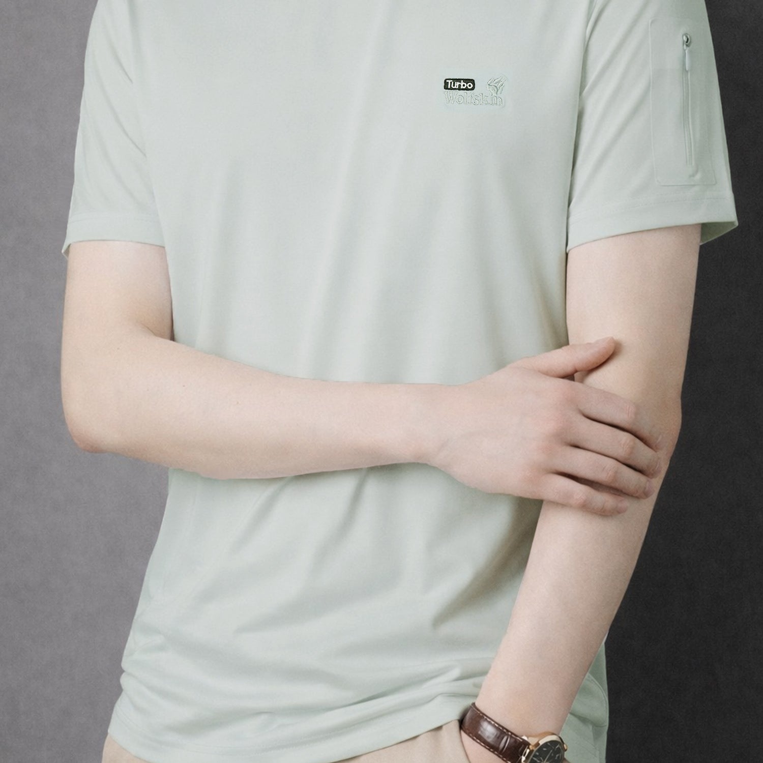 Turbo Sleeves Zip Style Men's Tee