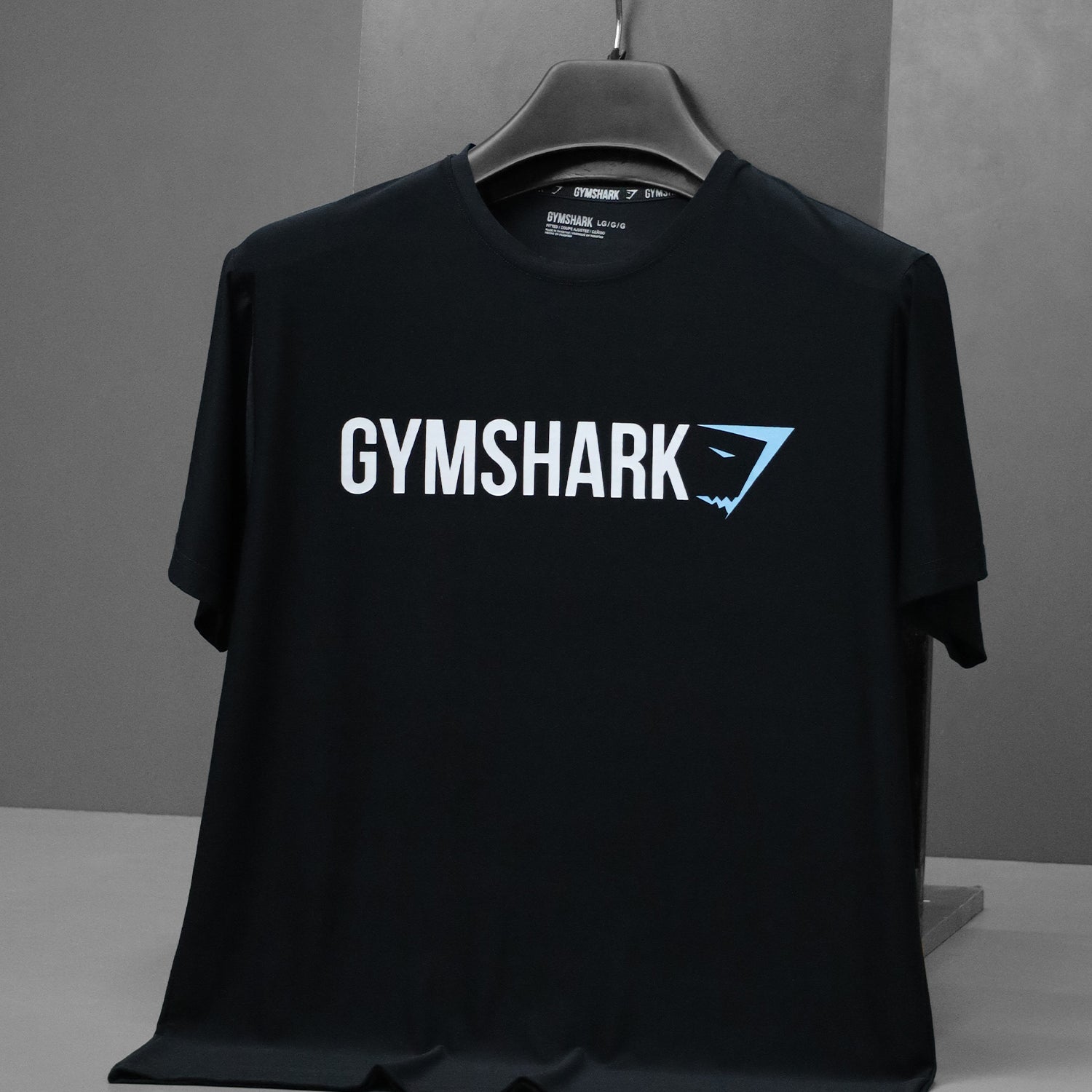 Gym Shrk Athletic Workout Men's Dry-Fit Tee