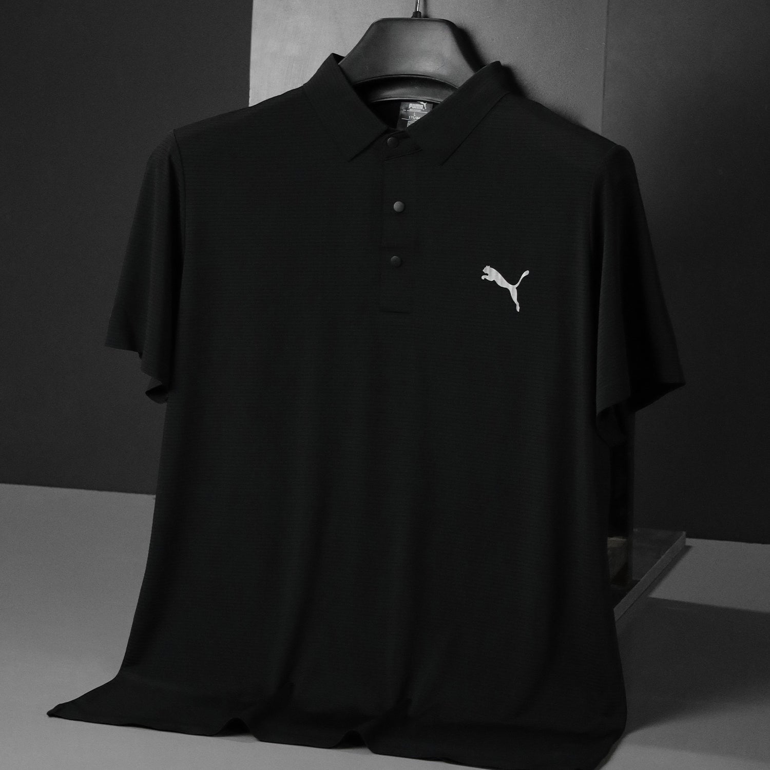 Pma Fine Ribbed Texture Dry-Fit Polo
