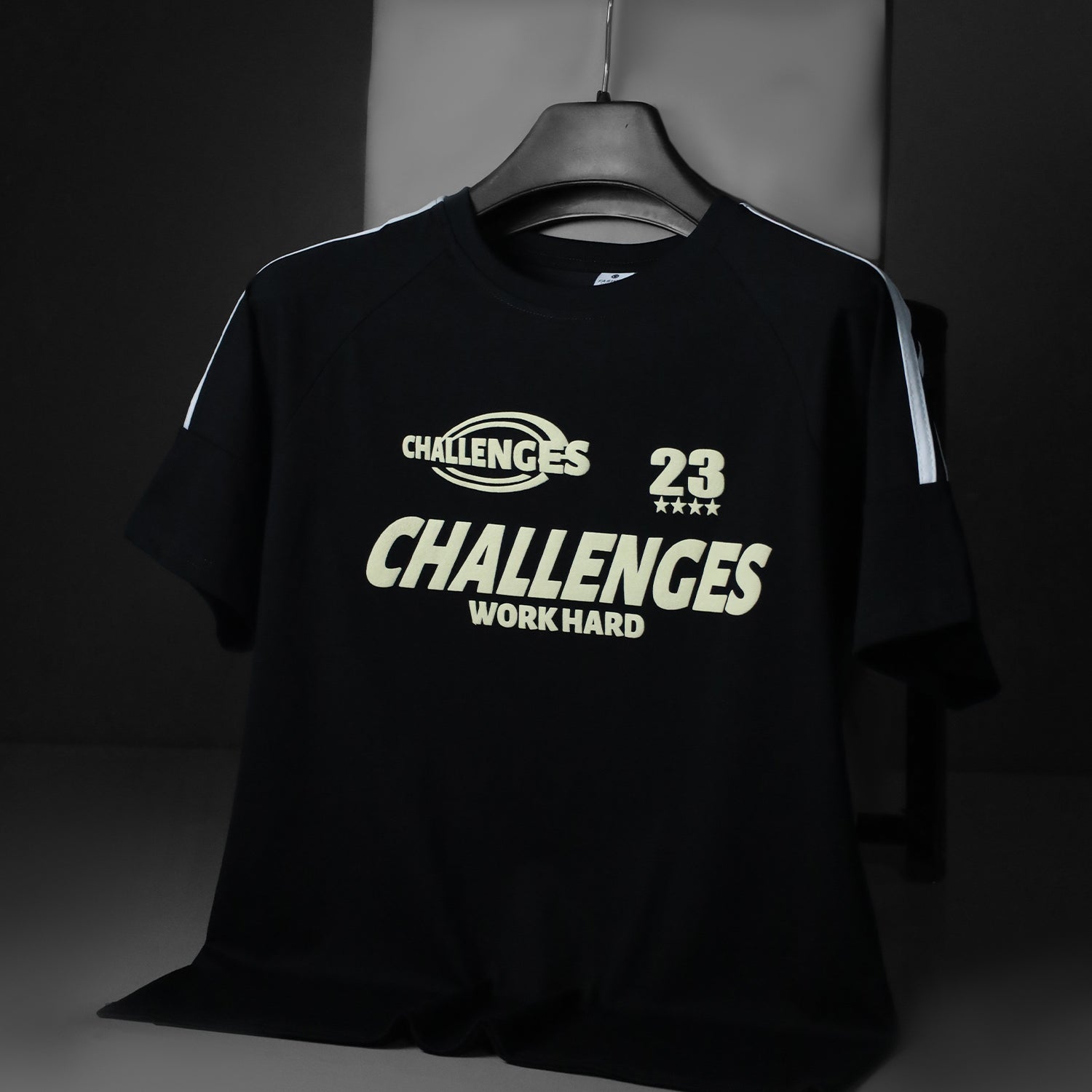 Athletic Inspired Round Neck T-shirt