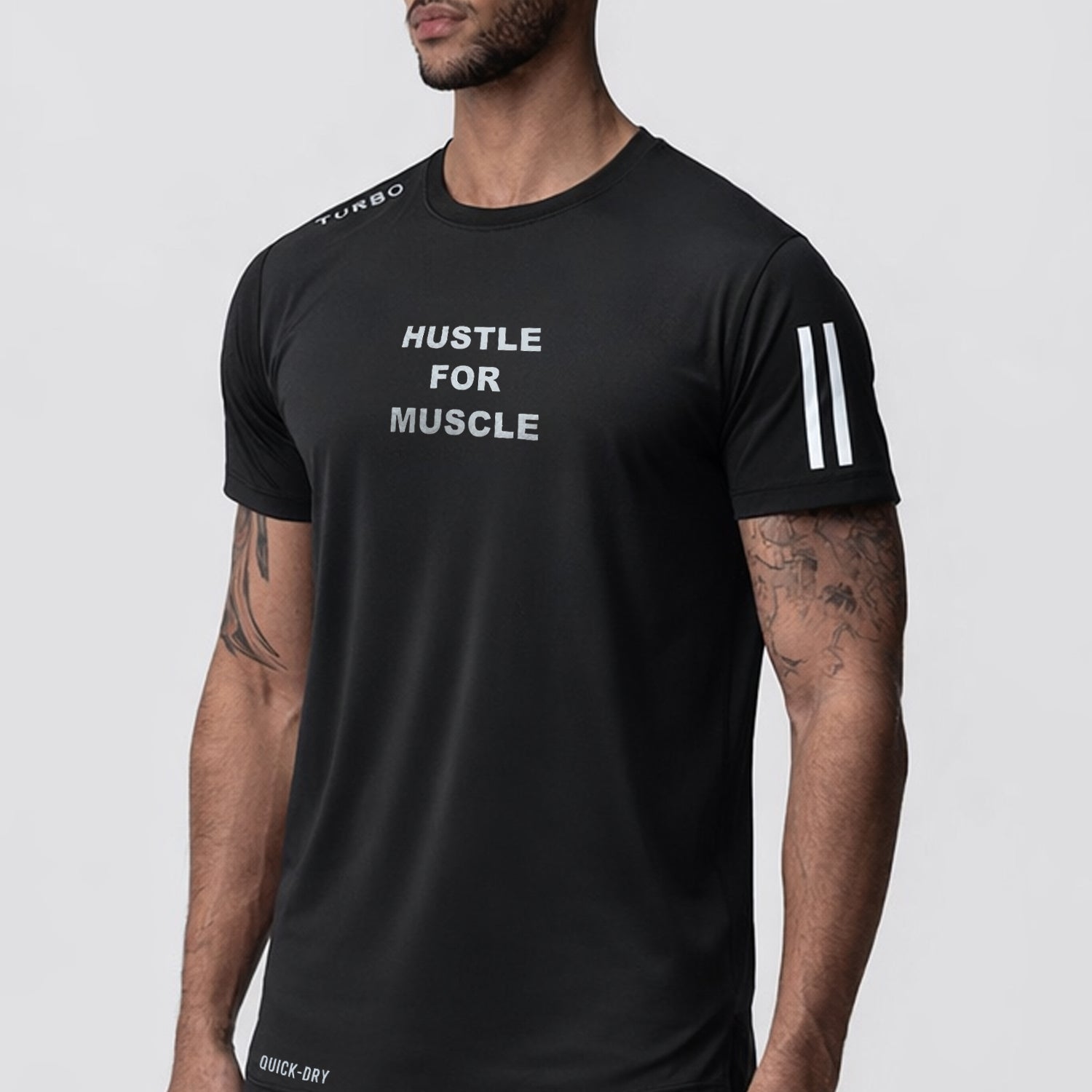 Turbo Hustle For Muscle Imp Dry-Fit Tee