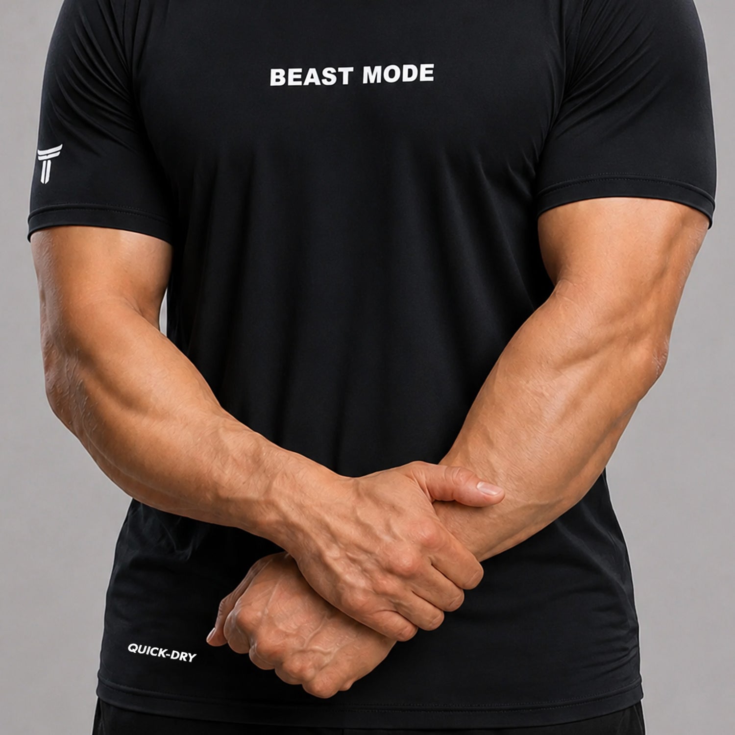 Turbo Gym Apparel Beast Mode Dry-Fit Tee