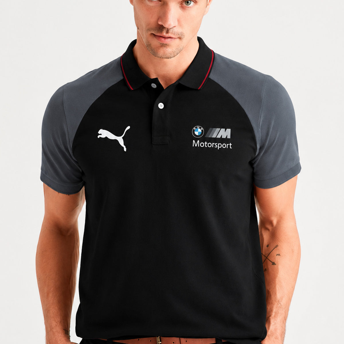 Pma BMW M Motorsport In two-tone Men's Polo Shirt