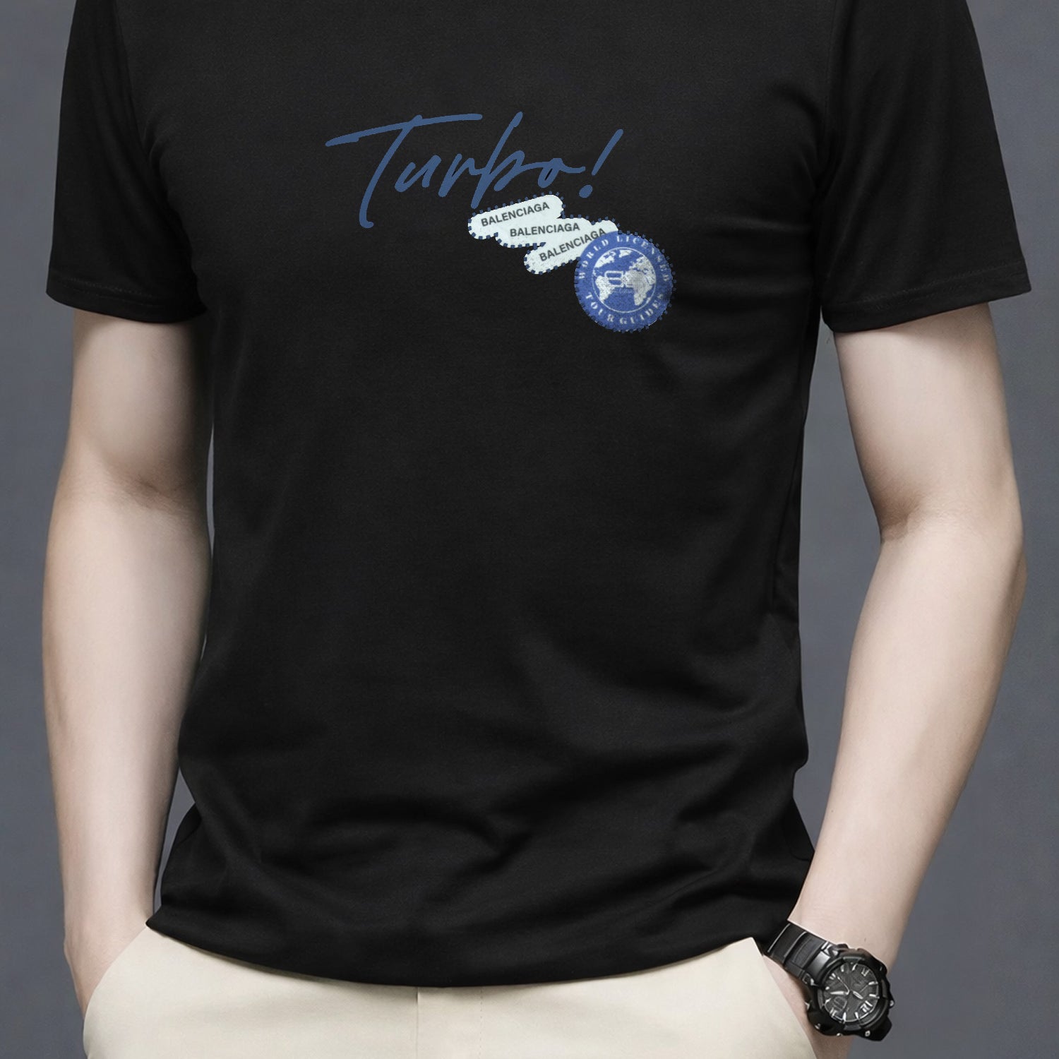 Turbo Circular Patch Graphic Tee