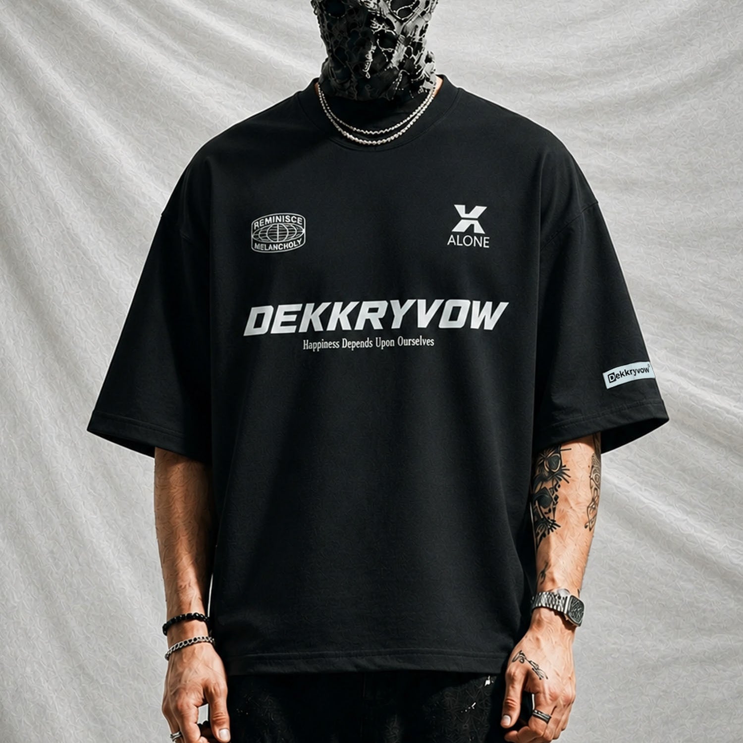 Turbo Casual Graphic Slogan Oversize Men's Tee