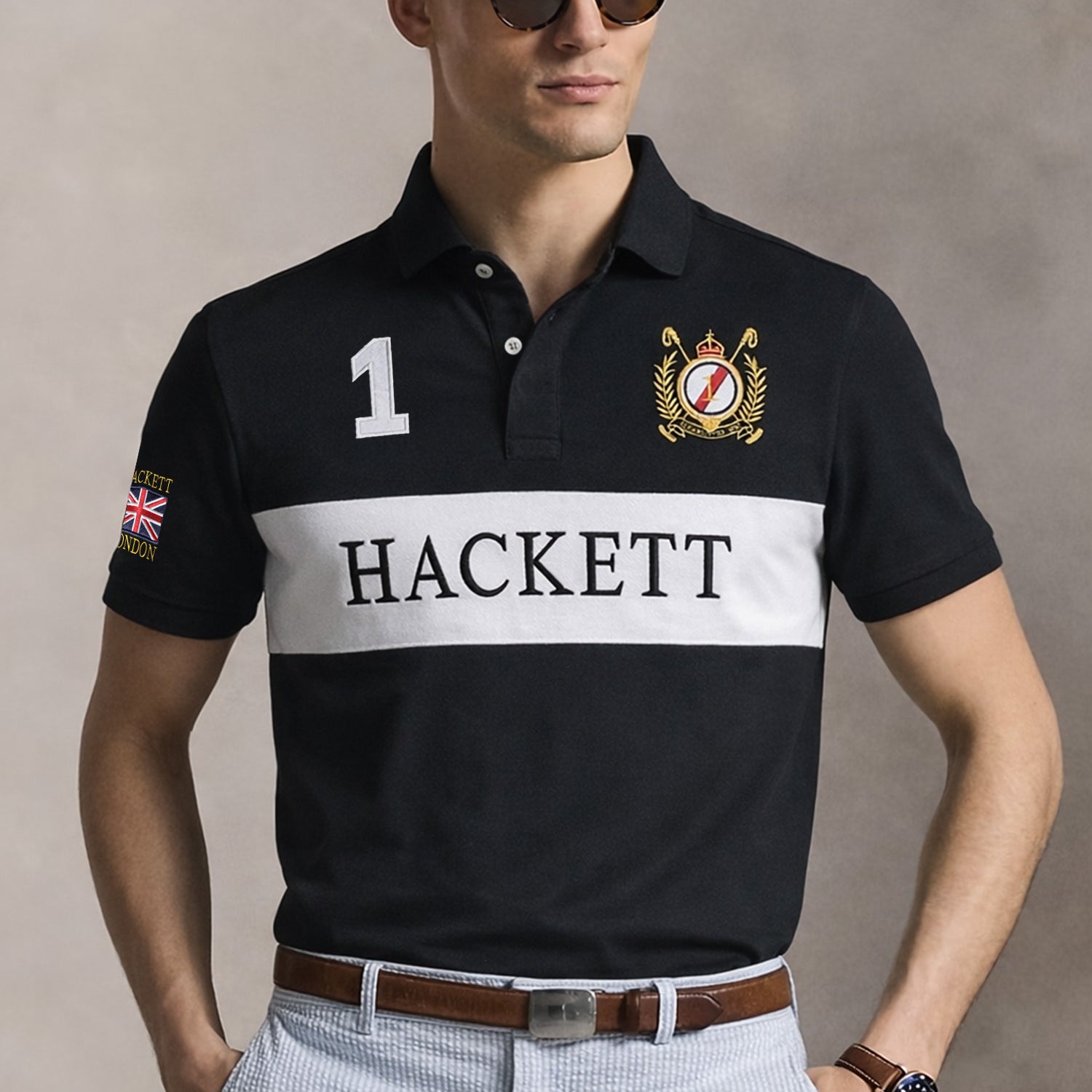 Hcket Classic Fit Men's Polo Shirt