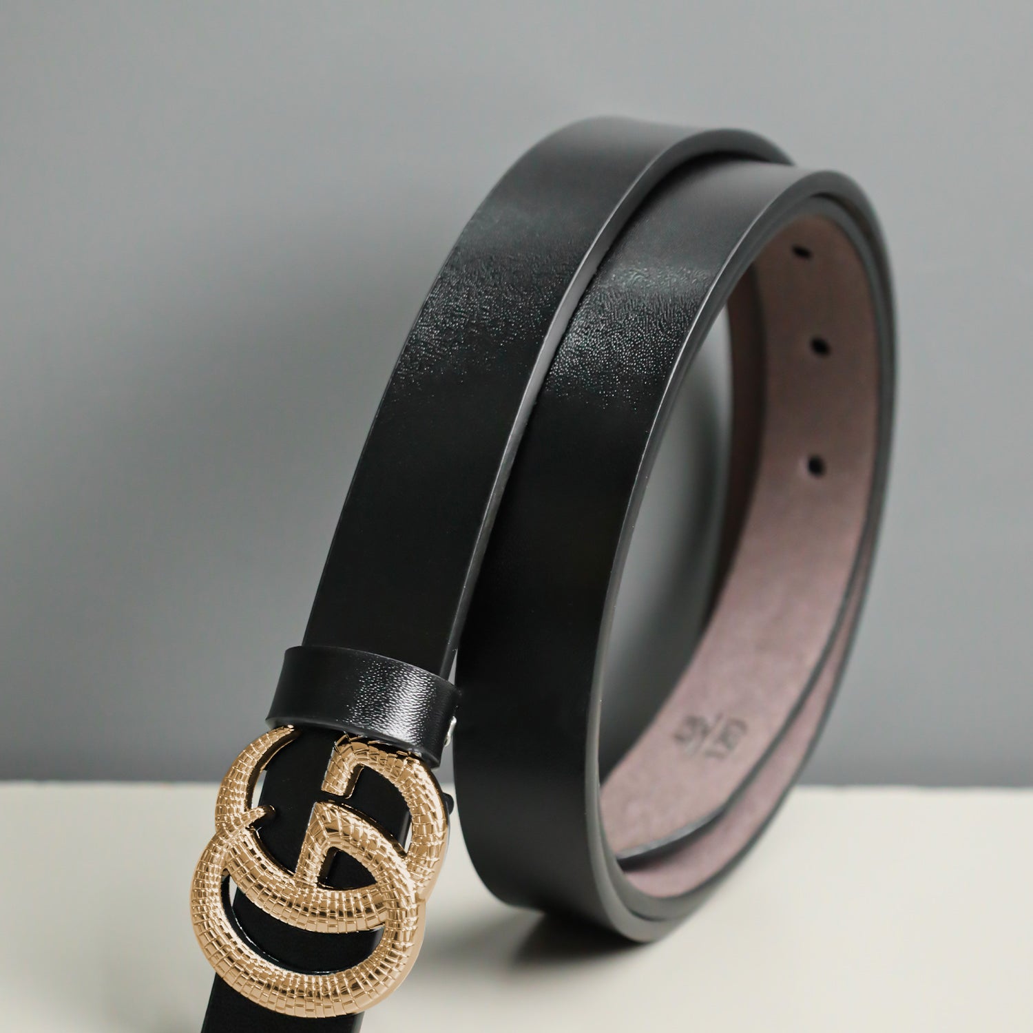 G Metal Alloy Automatic Buckle Branded Belt