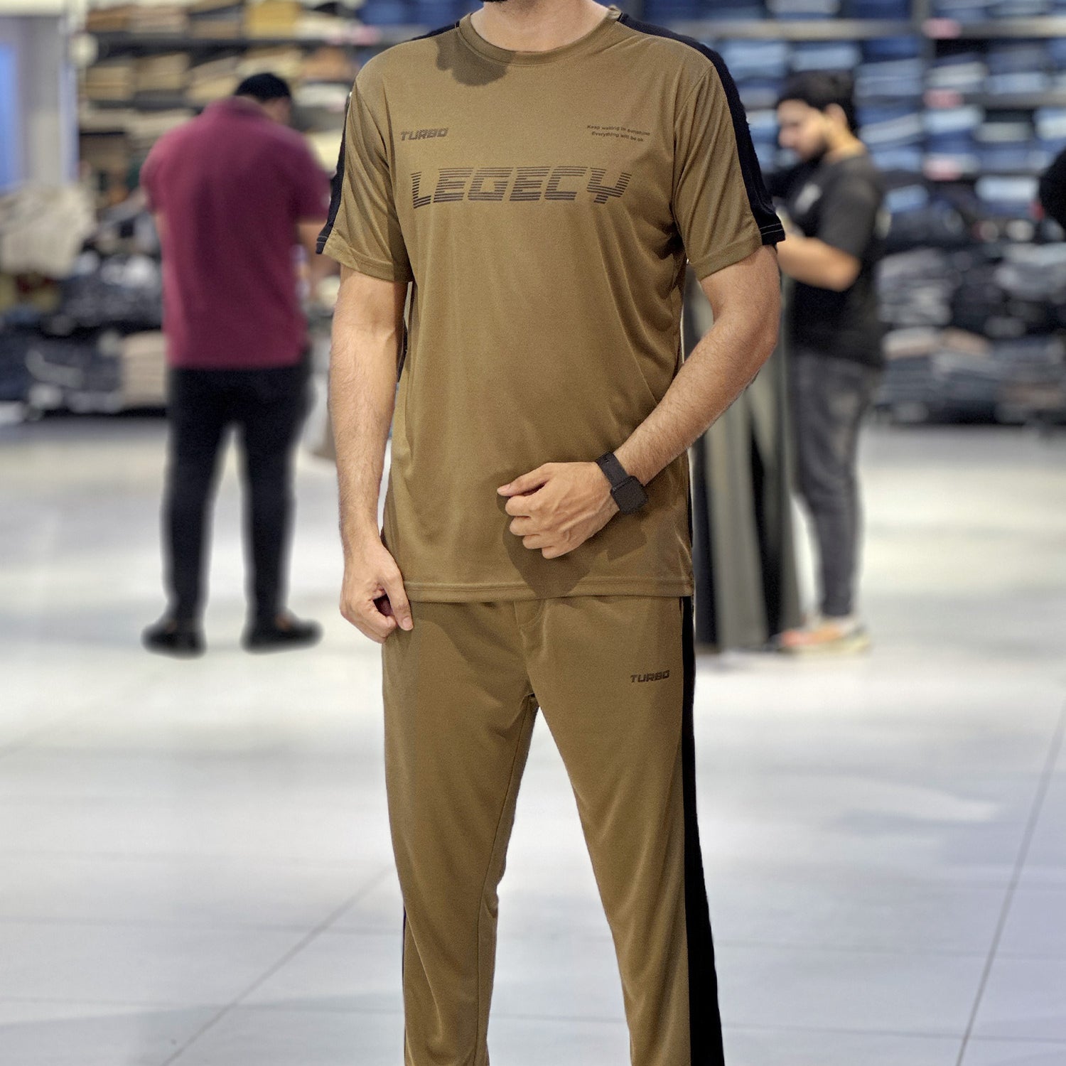 Turbo Legecy contrasting stripes Men's Tracksuit