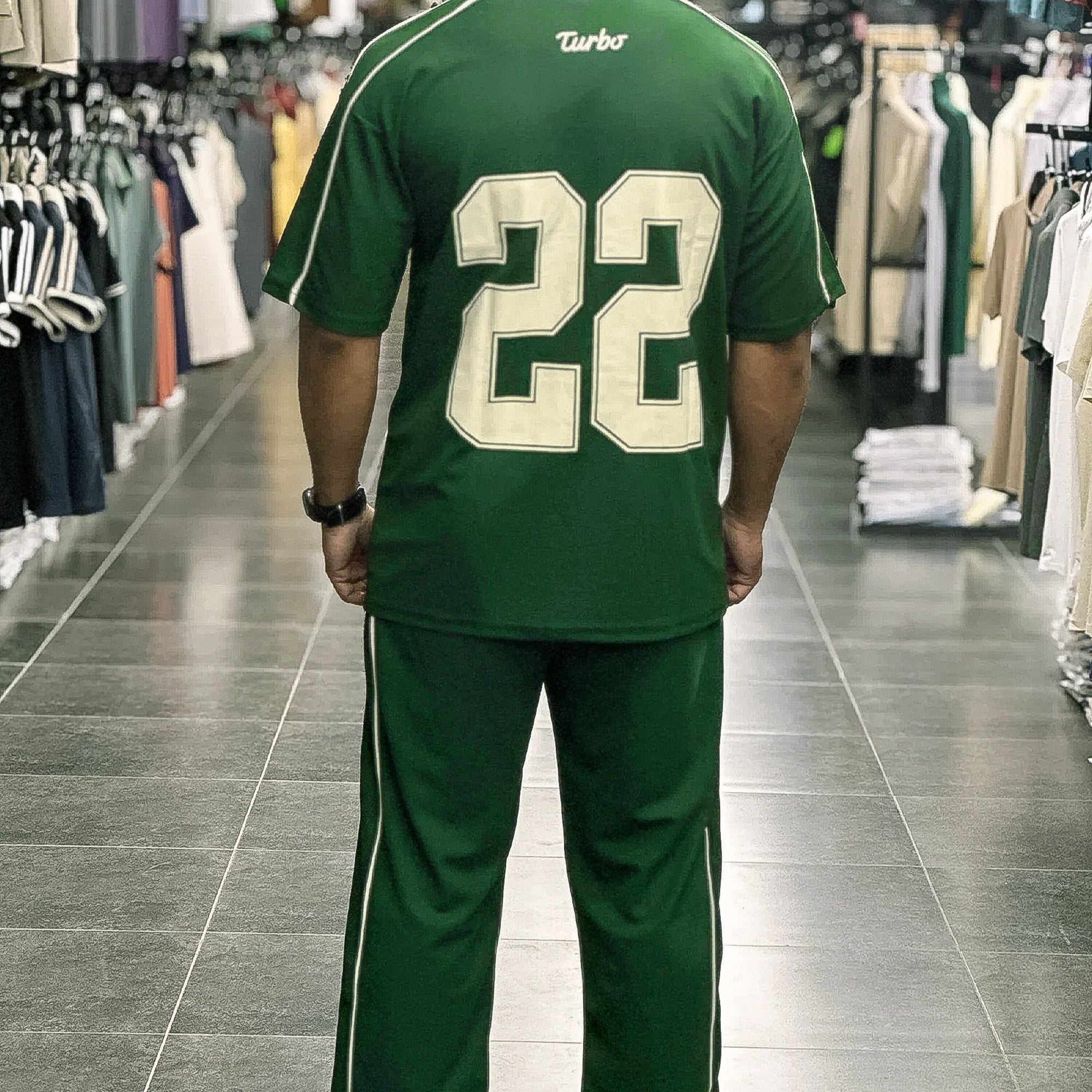 Turbo 22 Piping Detail Men's Tracksuit