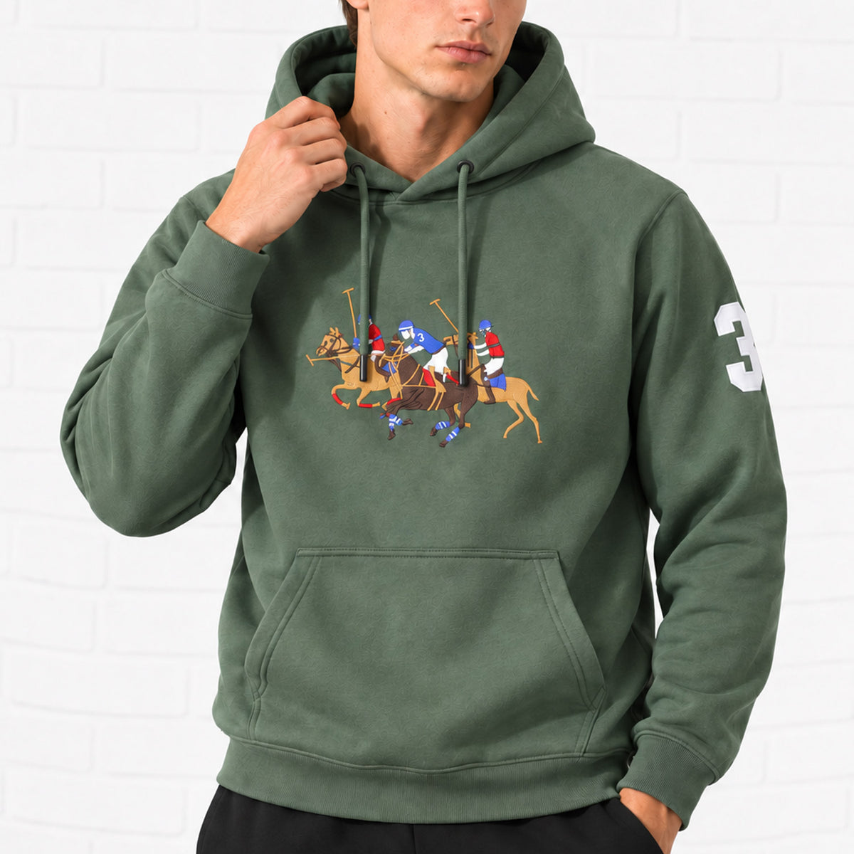 Polo Raph Luren Triple-Pony Men's Hoodie