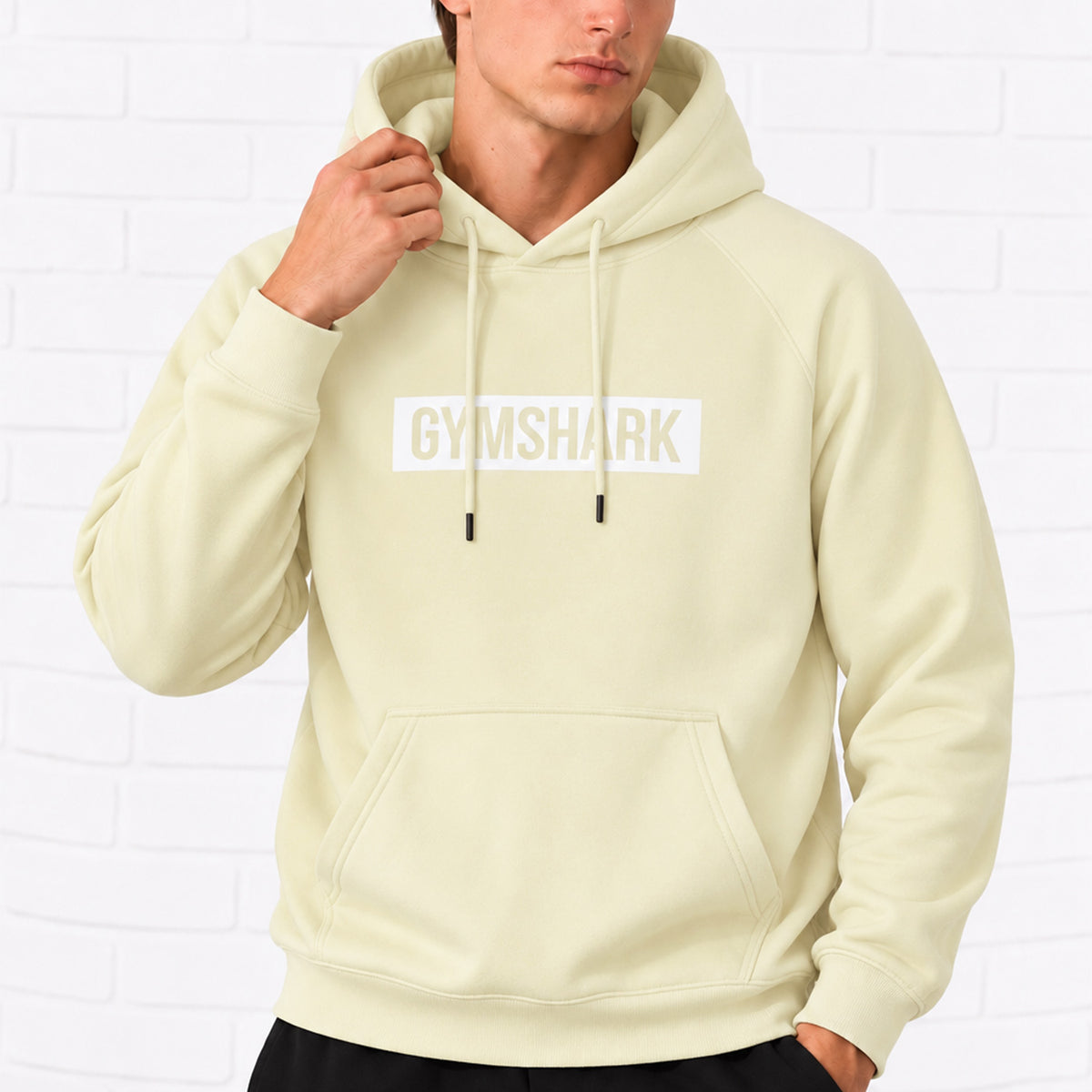Gymshrk Worn Graphic Men's Hoodie