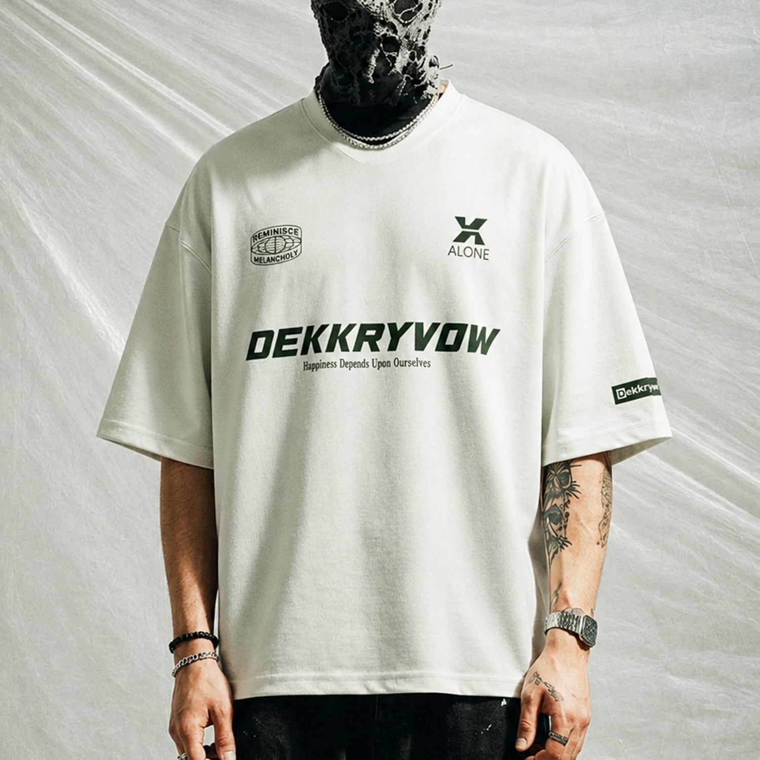 Turbo Casual Graphic Slogan Oversize Men's Tee