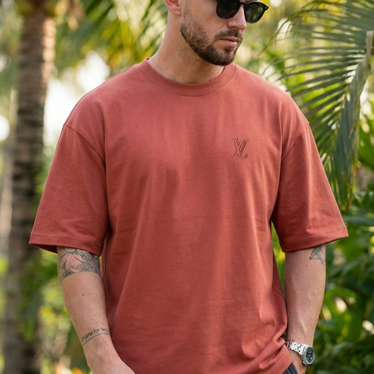Luis Vten Signature Round Neck OverSize T-shirt*