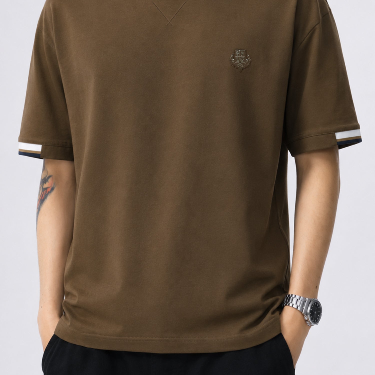 Men's Small Emblem On Chest T-Shirt