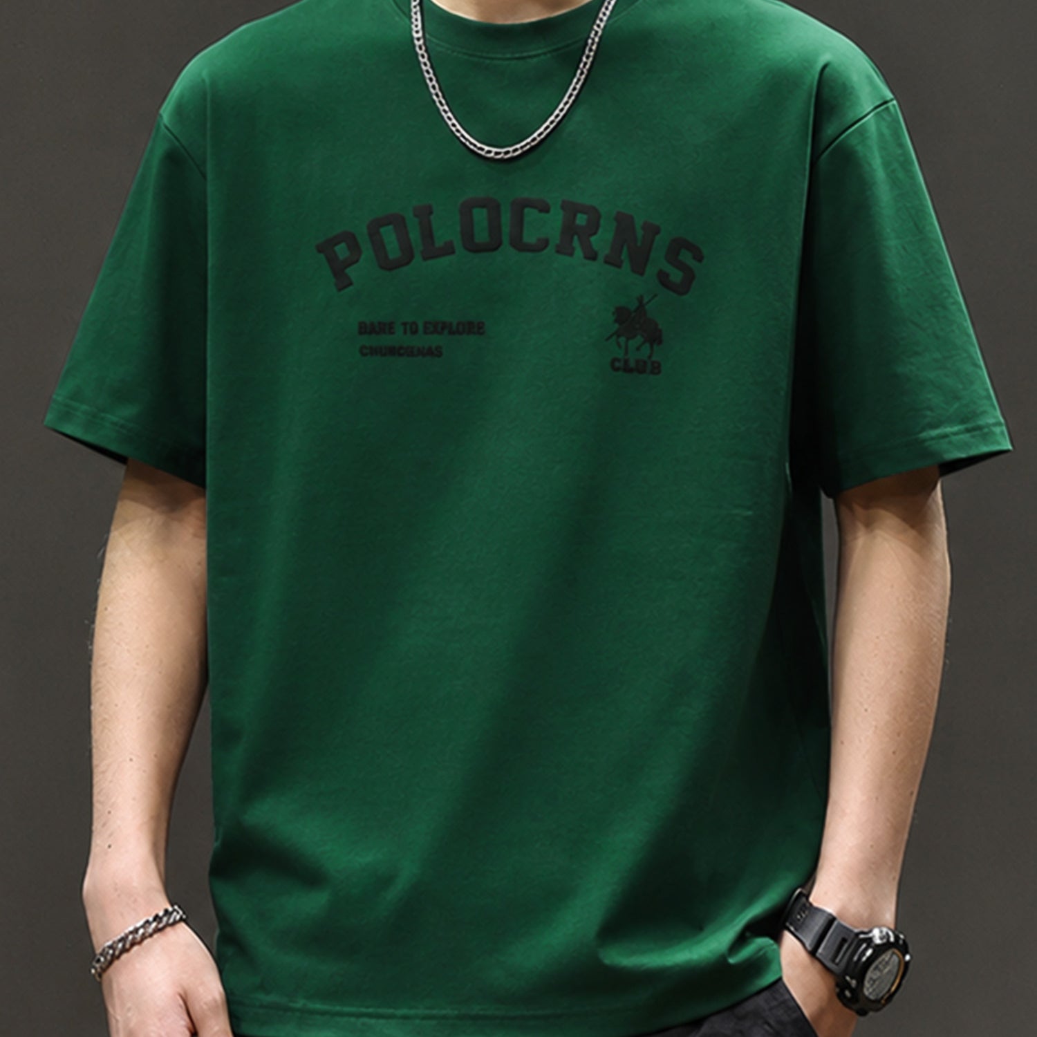Men's Featuring Polo-Style Tee Shirt