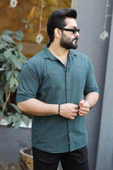 Turbo Textured Relaxed Fit Casual Shirt