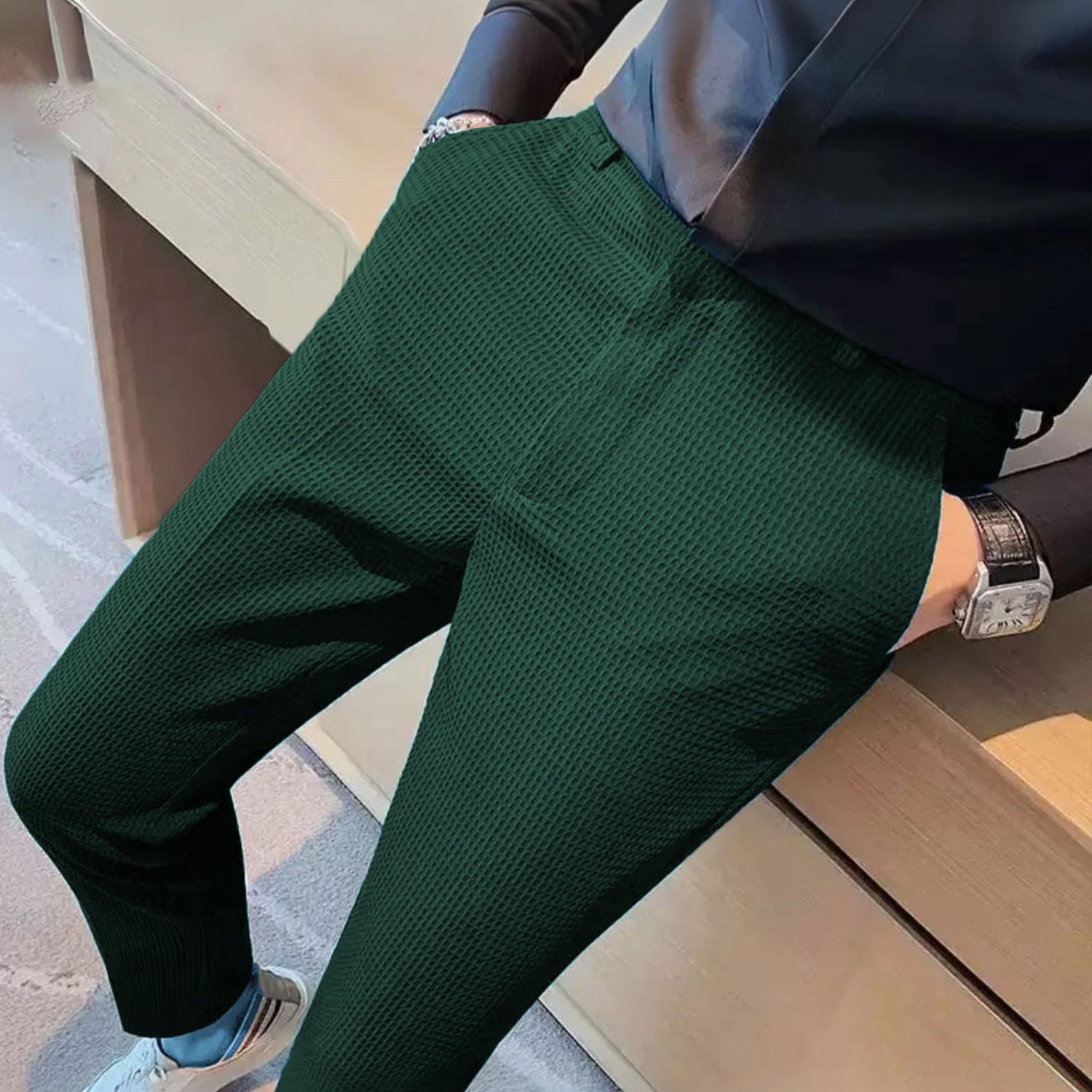 Turbo 'Apex' Elite Series Slimfit Waffle Pant