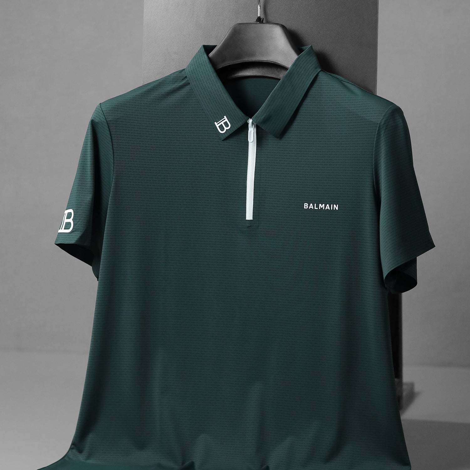 Blman Quarter-Zip Performance Imp Dry-Fit Polo