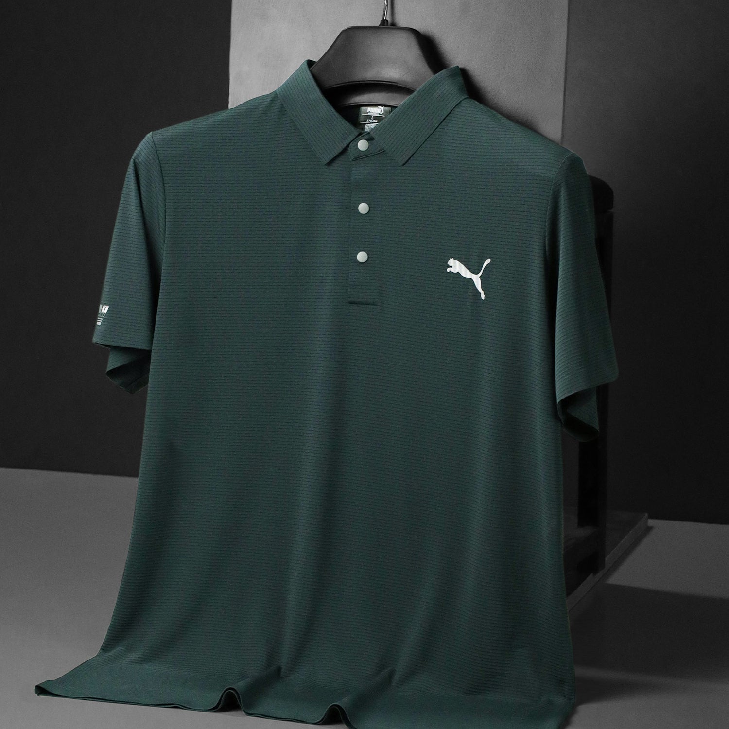 Pma Fine Ribbed Texture Dry-Fit Polo