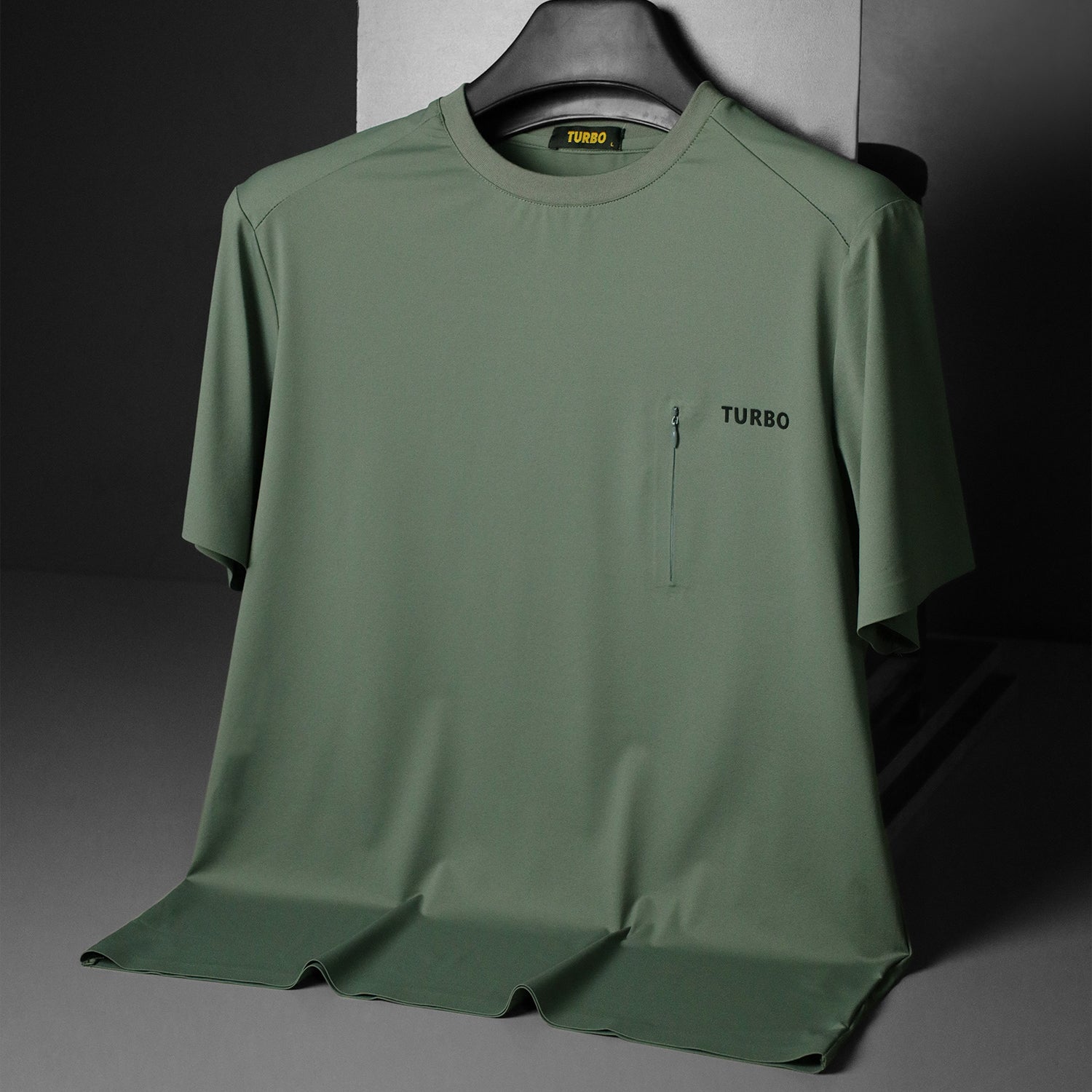 Turbo Zipper Chest Style Summer Tee